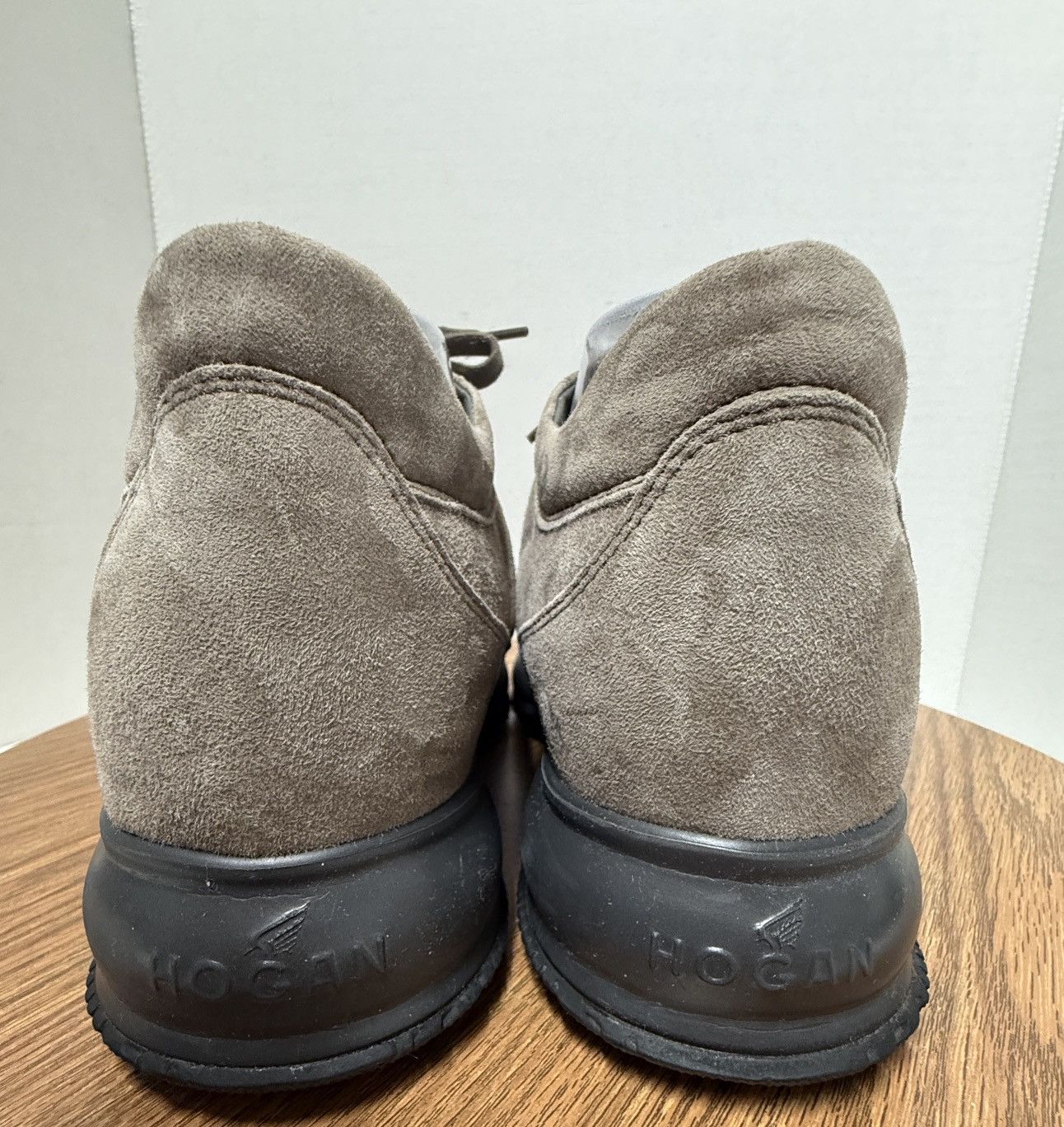 Hogan Hogan Women Solid Grey Interactive LaceUp Trainer Sneakers Size US 9 / IT 39 - 3 Thumbnail