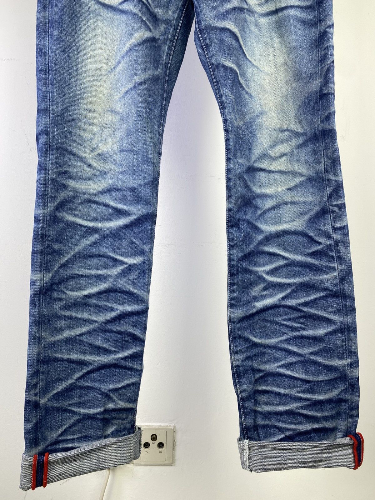 BUFFALO BOBS Buffalo Bobs 00s Honeycomb Washed Denim Japan Size US 32 / EU 48 - 8 Thumbnail