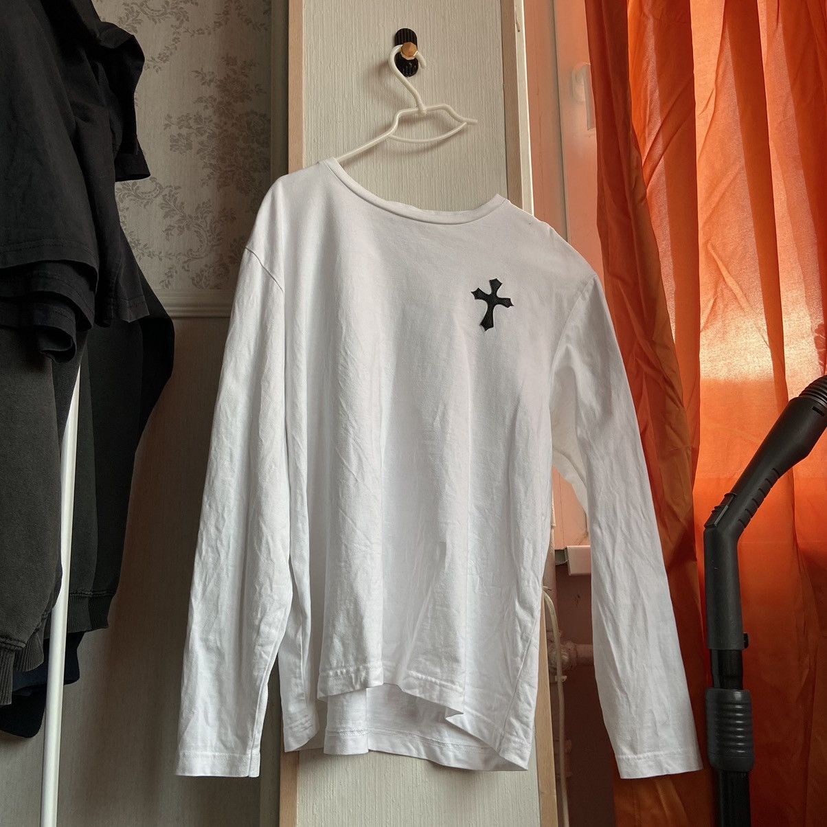Japanese Brand 📌 Crazy Y2K John Devin Cross Radiator Longsleeve Size US M / EU 48-50 / 2 - 1 Thumbnail