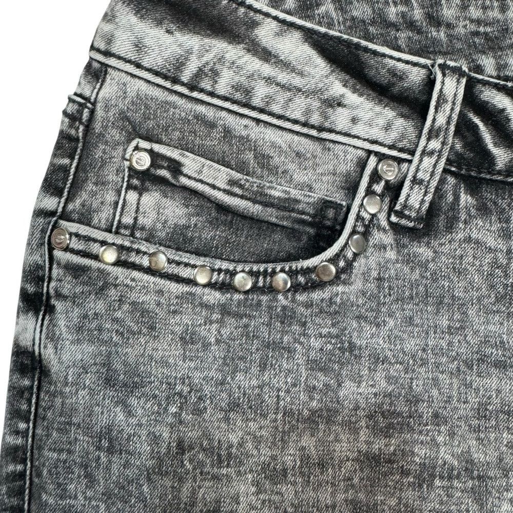 Rebecca Minkoff New Rebecca Minkoff Grey Studded Pockets High Waist Straigh Size 38" / US 16 / IT 52 - 5 Thumbnail