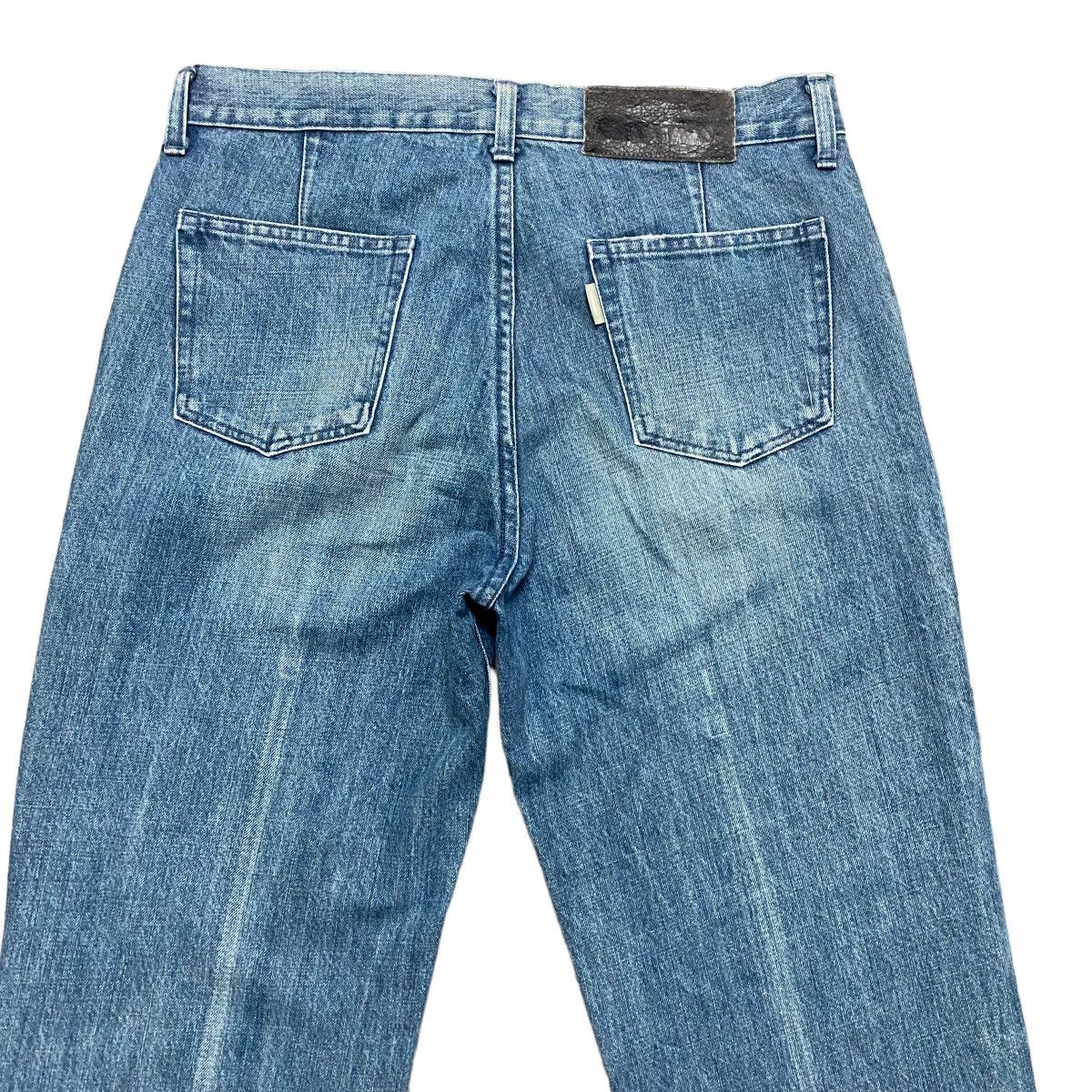 Japanese Brand Devilock Denim Blue Fade Jeans Size US 32 / EU 48 - 9 Thumbnail