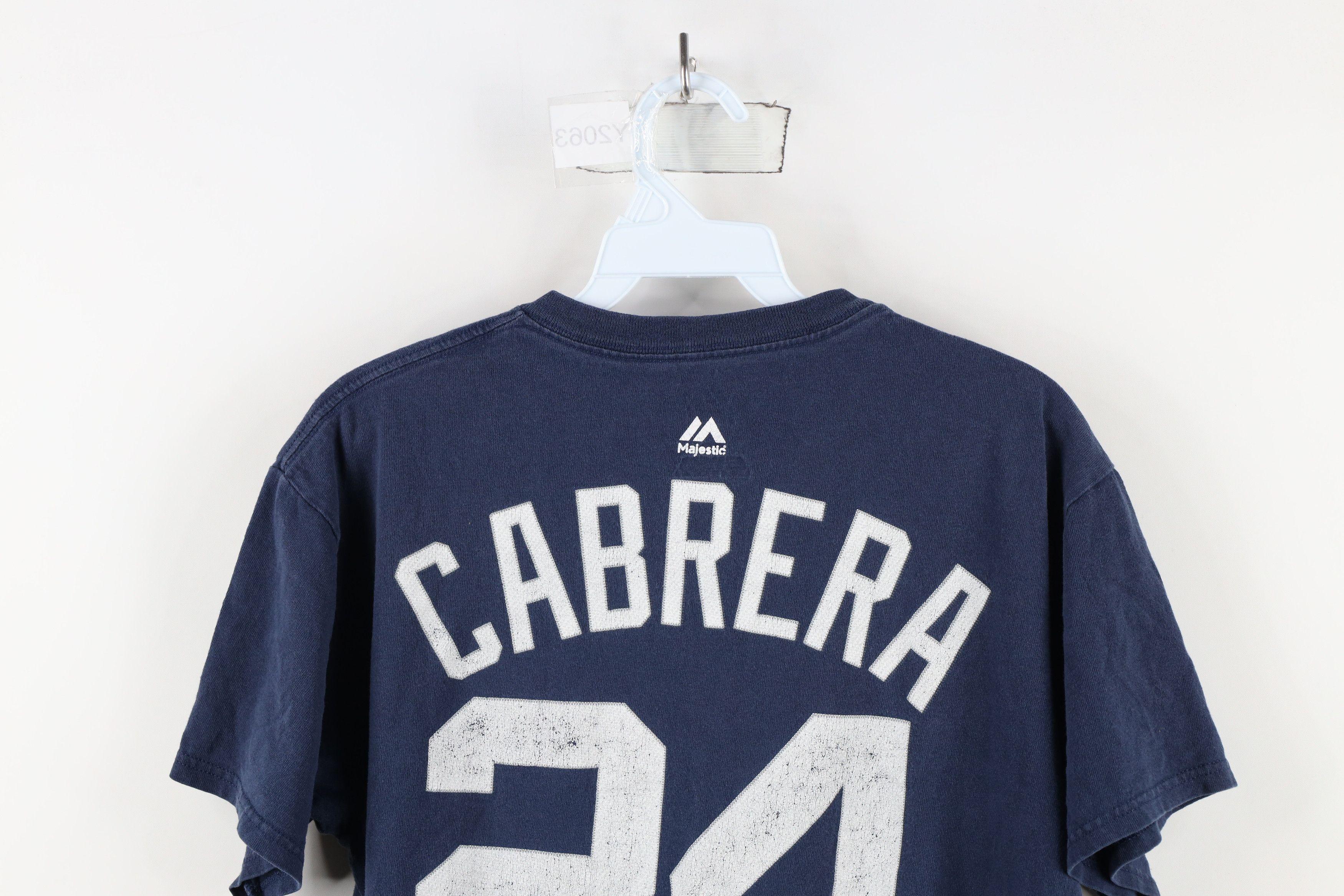 Majestic × Vintage Vintage Majestic Cabrera Detroit Tigers Baseball T-Shirt Size US M / EU 48-50 / 2 - 13 Thumbnail