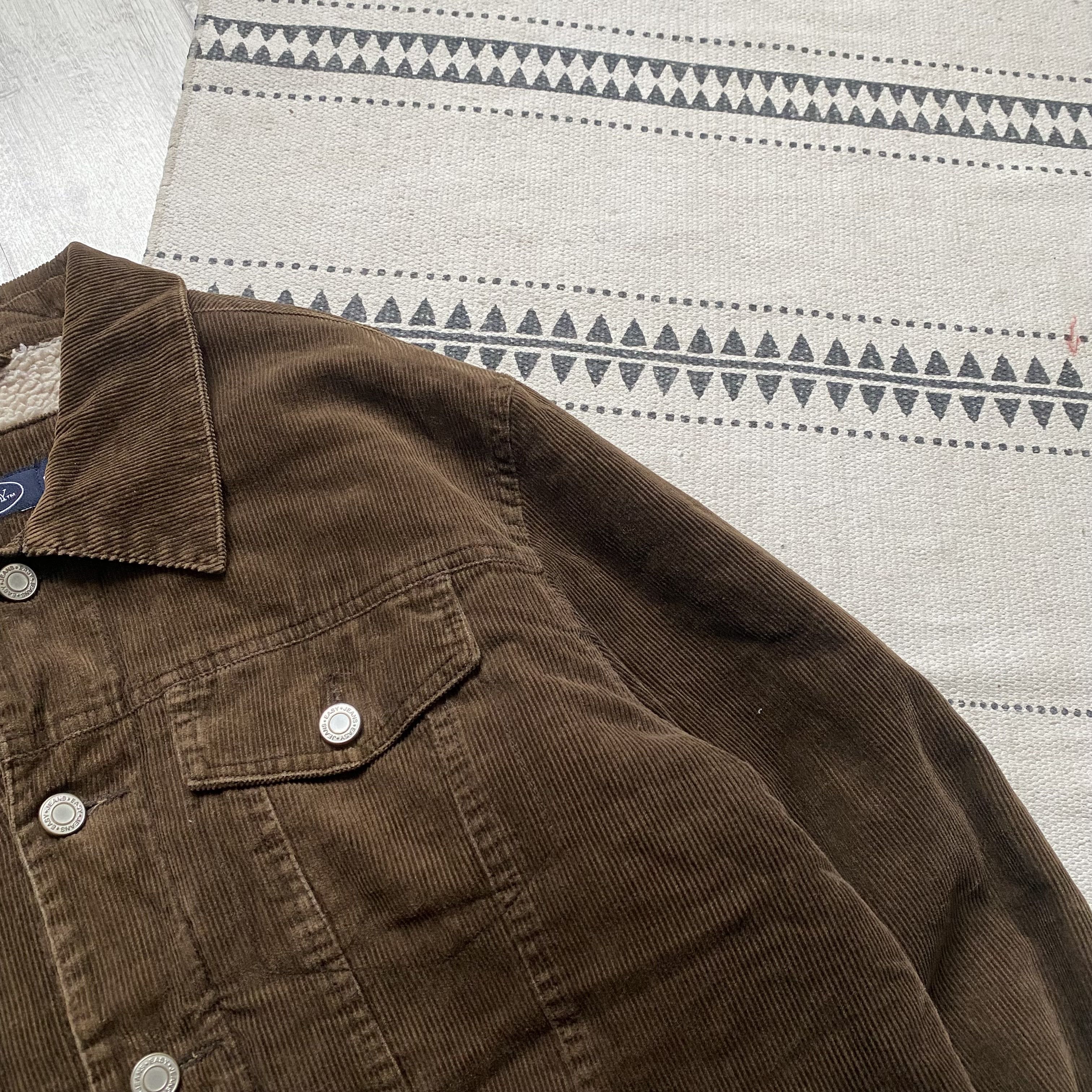 Diesel Vintage Y2K 90s Corduroy Denim Sherpa jacket Trucker Diesel Size US M / EU 48-50 / 2 - 5 Thumbnail
