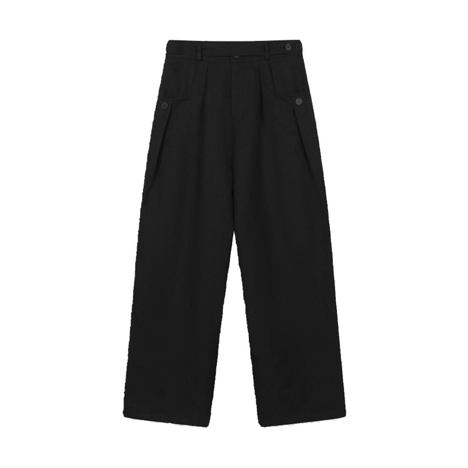 Japanese Brand Wide Leg Trousers, High Waist Pants Size US 32 / EU 48 - 5 Thumbnail