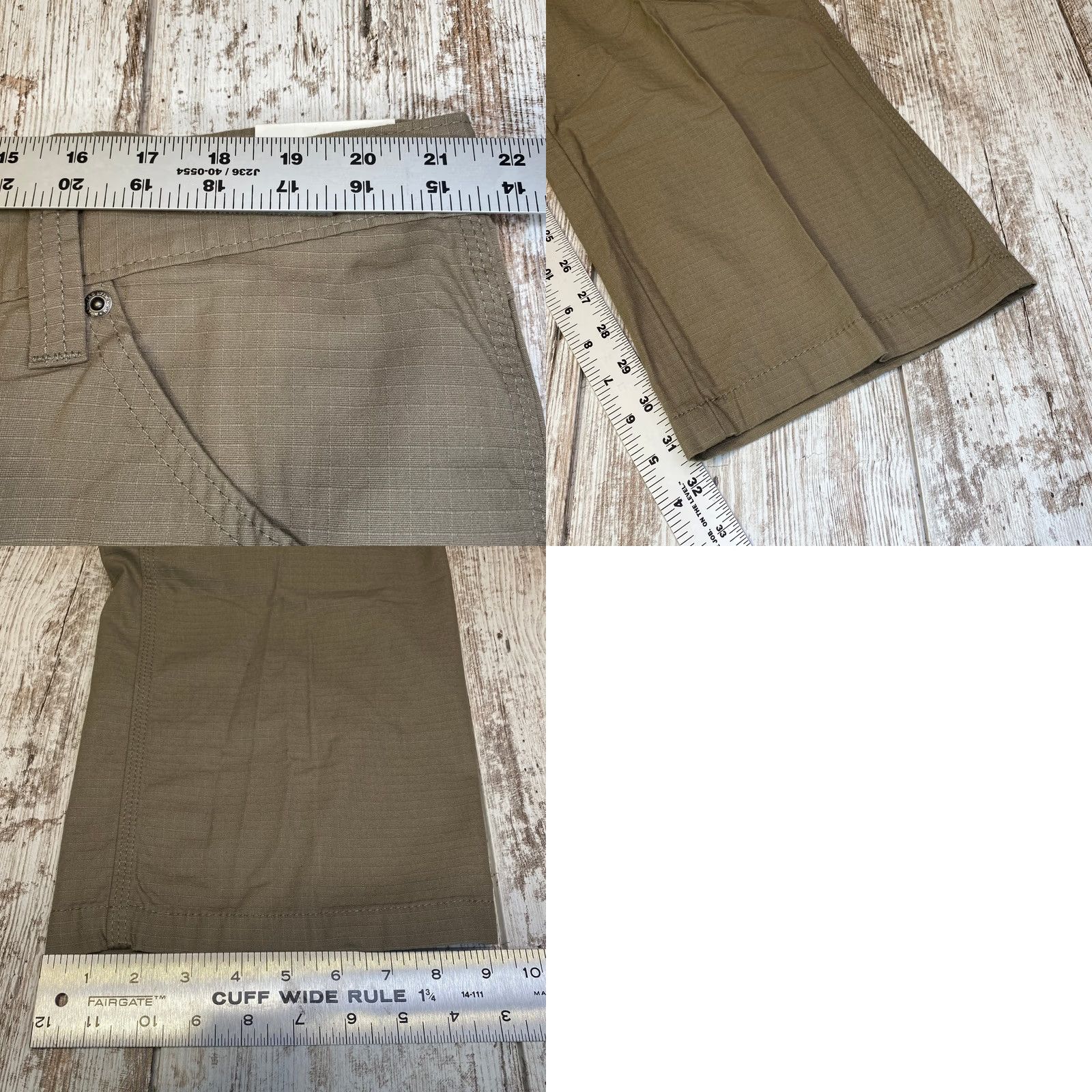 Wrangler Wrangler Workwear Technician Pant 42x32 Khaki Relaxed Fit Cell Pocket Ripstop Men Pants 42 Khaki Ripstop Wrangler RIGGS Workwear 42 Mens Size US 42 / EU 58 - 8 Thumbnail