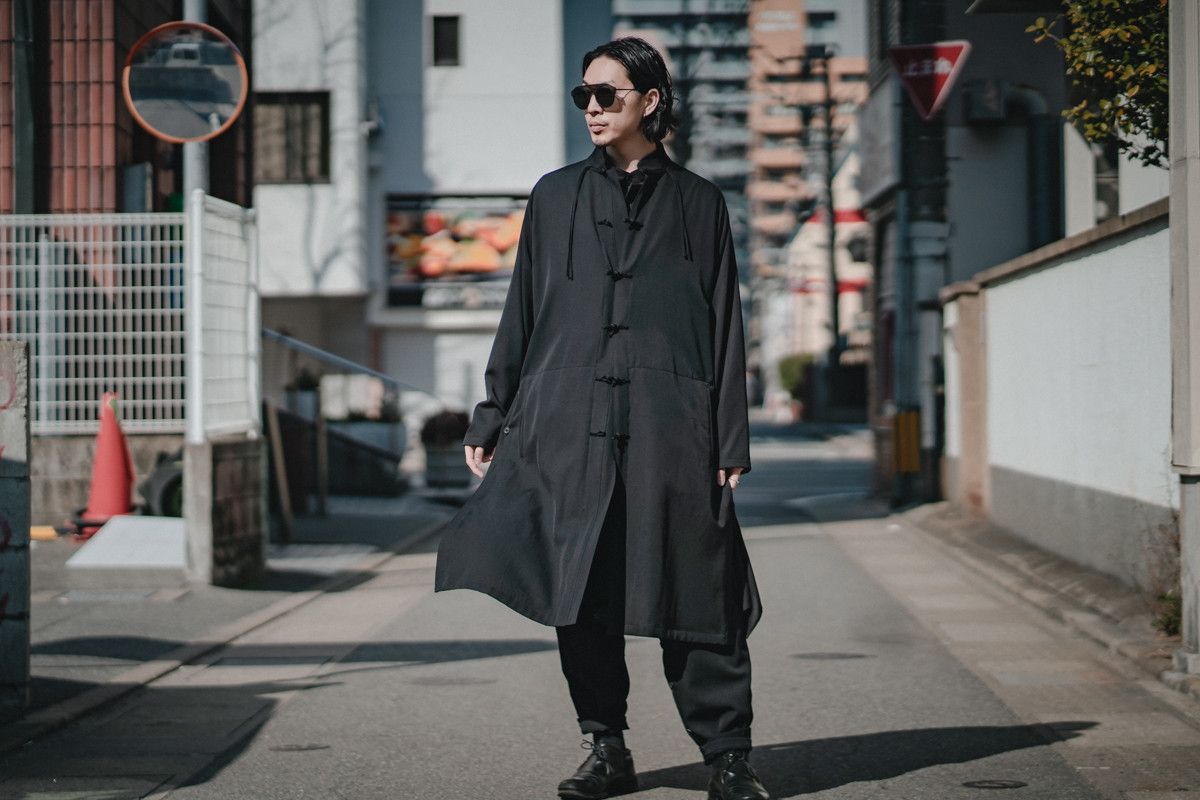 Yohji Yamamoto Yohji Yamamoto Pour Homme Gabardine Double Gauze China Dress Size US L / EU 52-54 / 3 - 4 Thumbnail