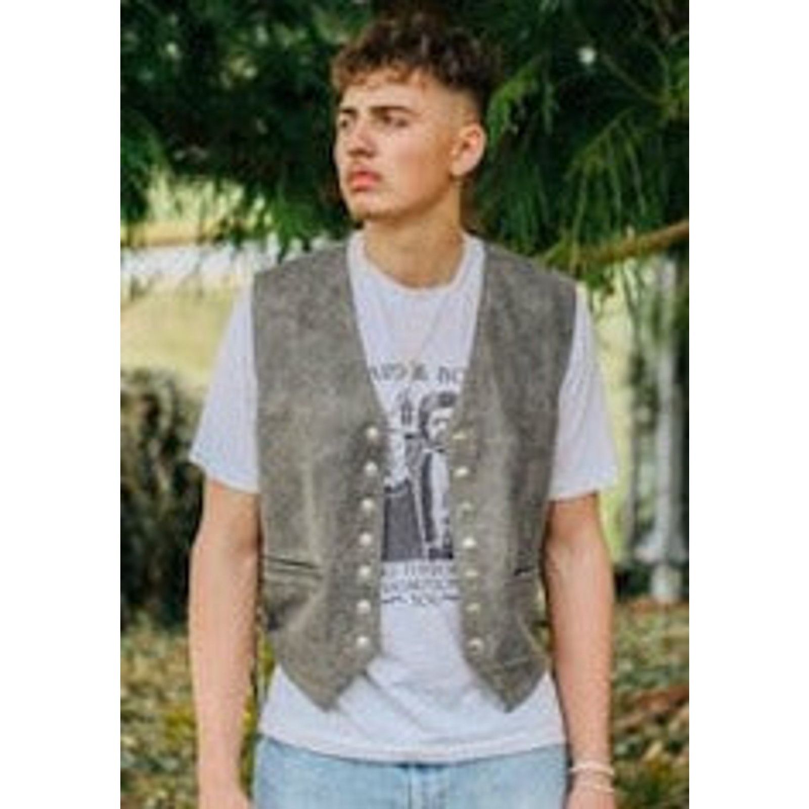 & Other Stories Anton Gray Vest Size US L / EU 52-54 / 3 - 2 Thumbnail