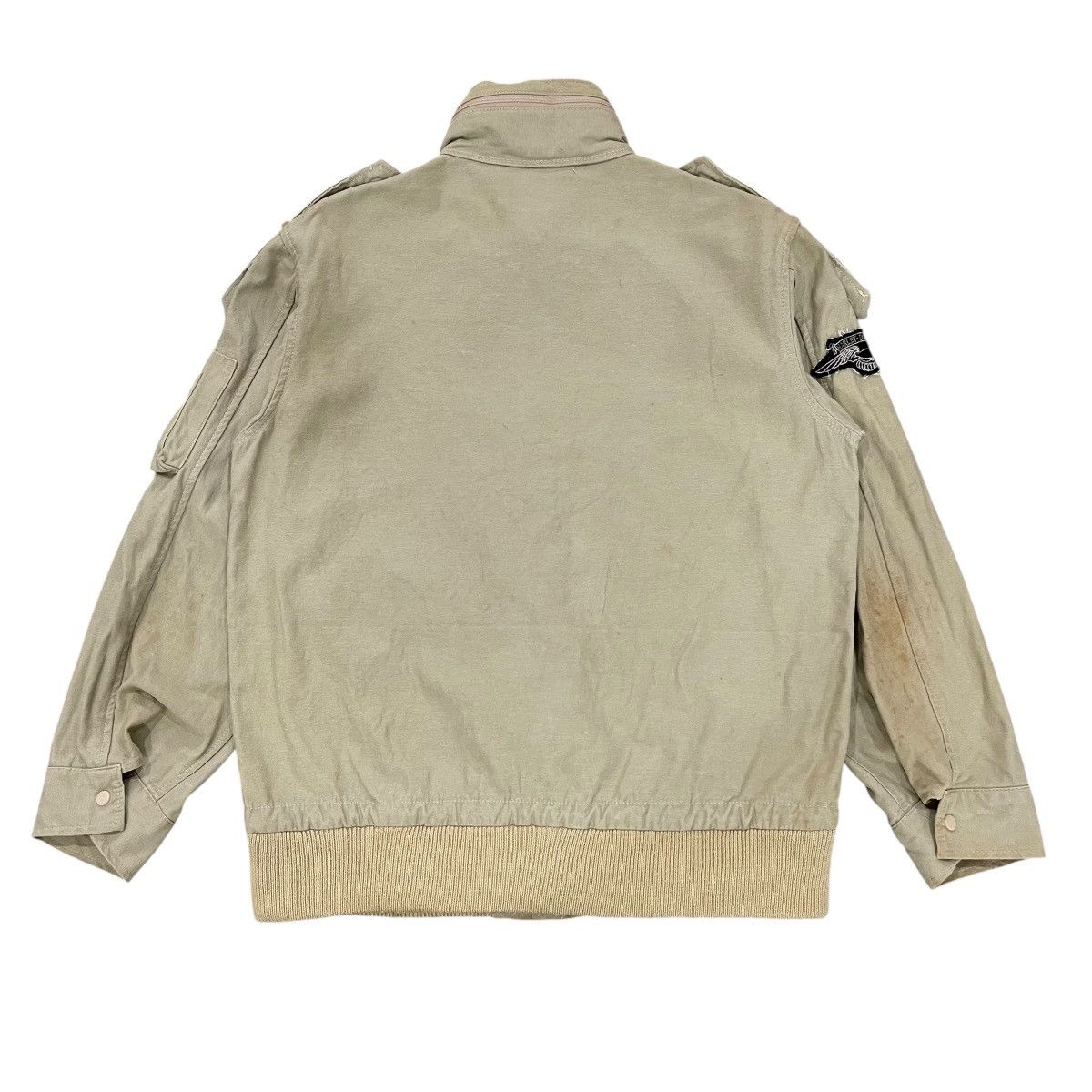 Harley Davidson × Vintage Vintage 90s Harley Davidson Air Force Patches Bomber Jacket Size US M / EU 48-50 / 2 - 8 Thumbnail