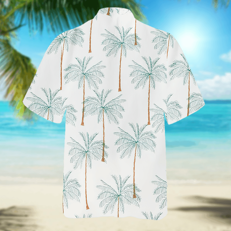 The Unbranded Brand Simon Printed Cotton Shirt | Subtle Prints, Structured Ease Size US S / EU 44-46 / 1 - 4 Thumbnail