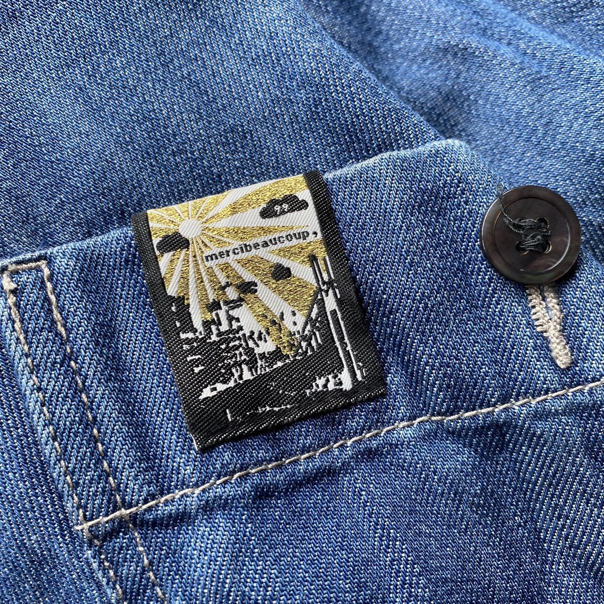 Issey Miyake 🔥ISSEY MIYAKE MERCIBEAUCOP DENIM JACKET RARE🔥 Size US L / EU 52-54 / 3 - 13 Thumbnail