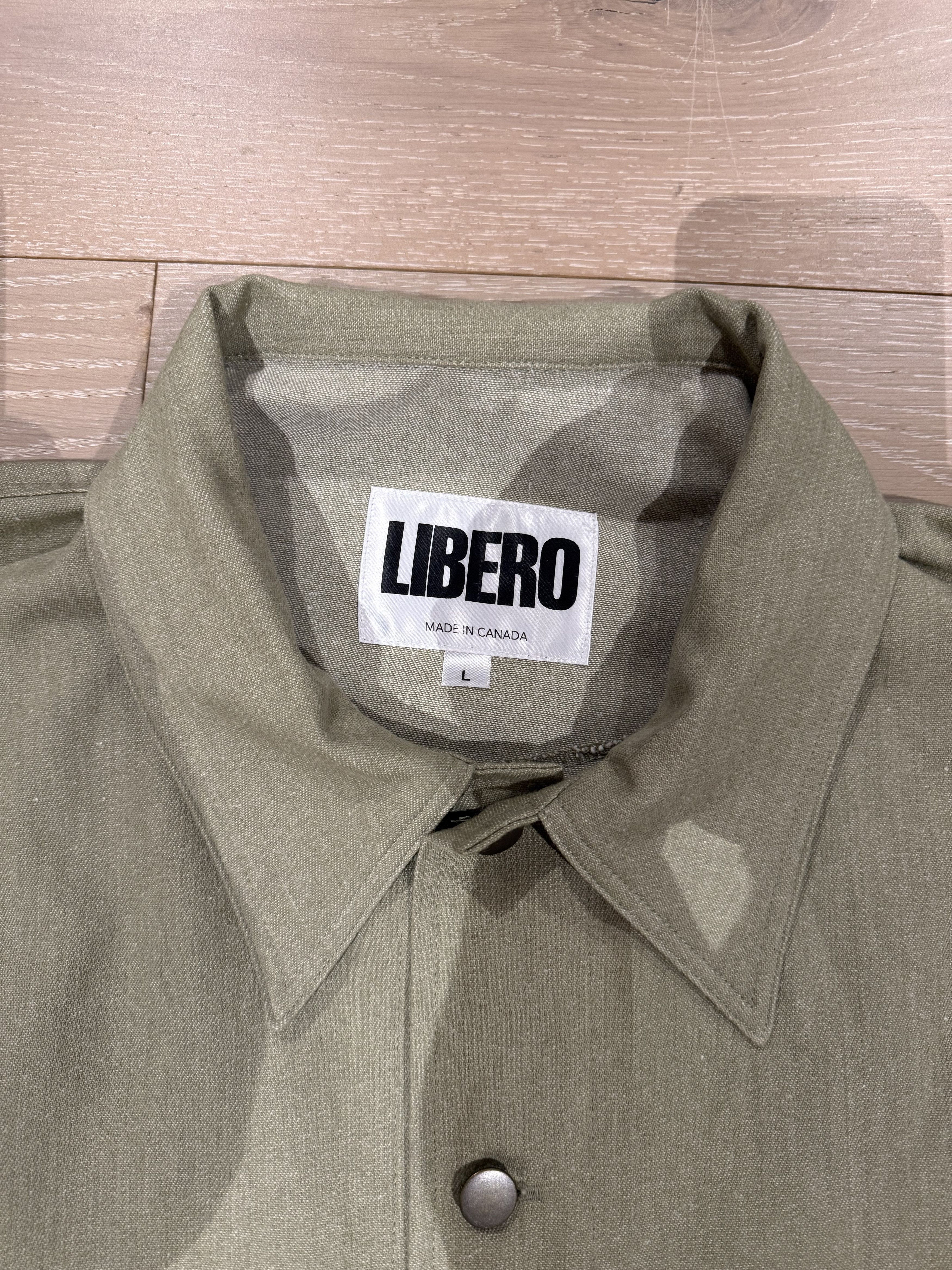 Libero 💚 Libero Pistachio Denim Jacket Large NEW Size US L / EU 52-54 / 3 - 8 Thumbnail