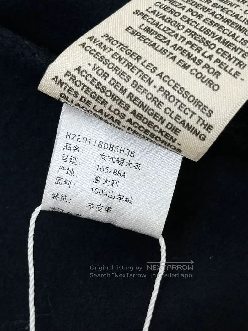 Hermes Hermes Navy blue silver button cashmere overcoat Size XXS / US 00 / IT 34 - 6 Thumbnail