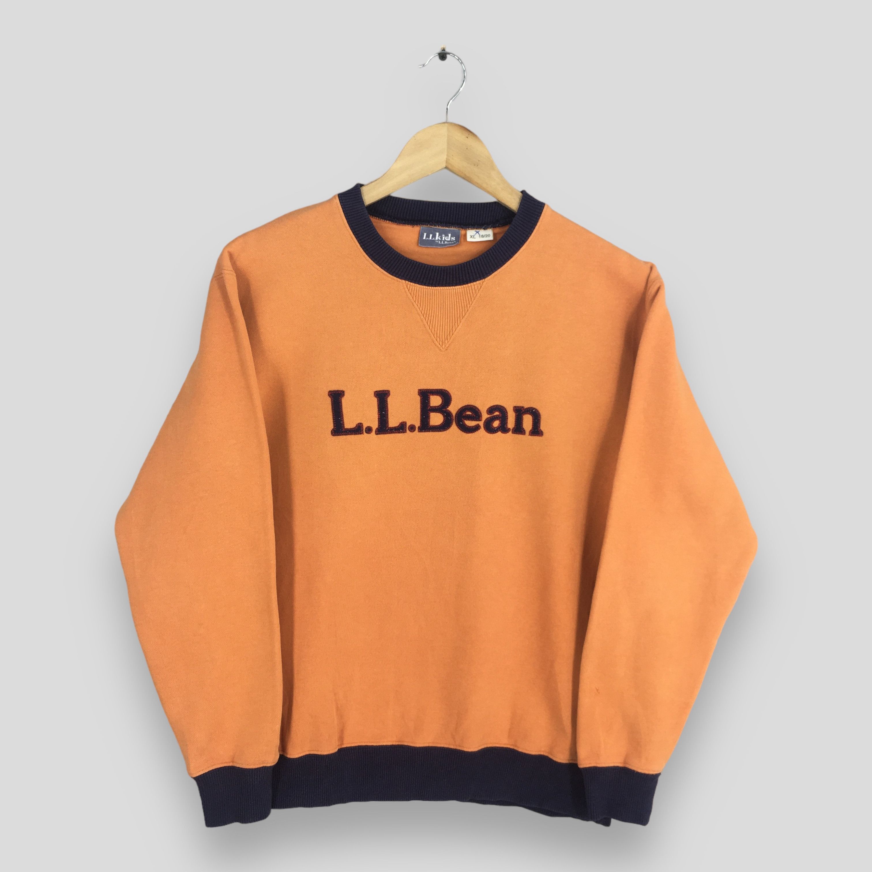L.L. Bean × Vintage Vintage LL Bean Usa Orange Sweatshirt Small Size US S / EU 44-46 / 1 - 1 Thumbnail