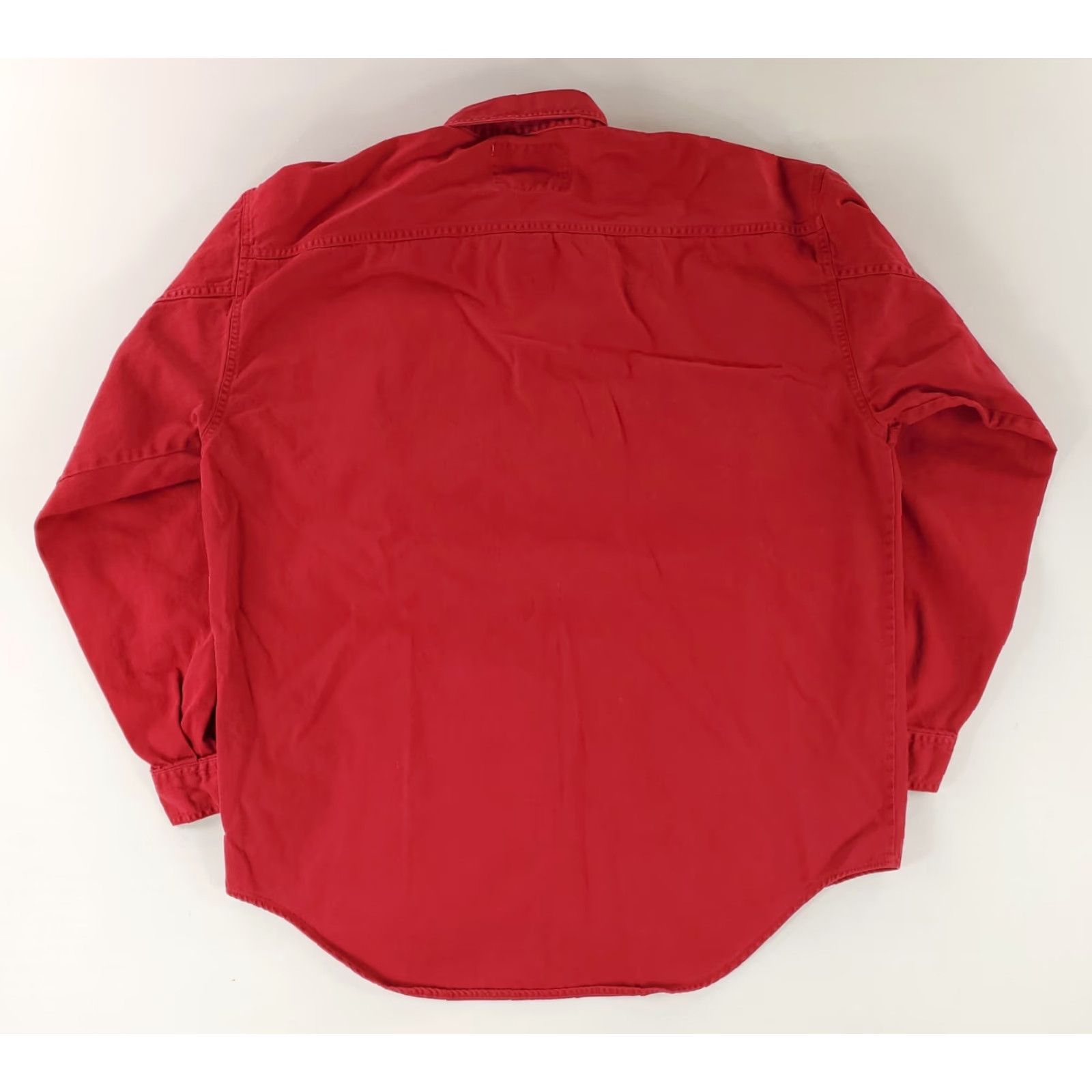 Levi's Vintage Levi's 90s Red Denim Button-Up Shirt XL User: Vintage Levi's 90s Red Denim Button-Up Shirt XL Size US XL / EU 56 / 4 - 5 Thumbnail