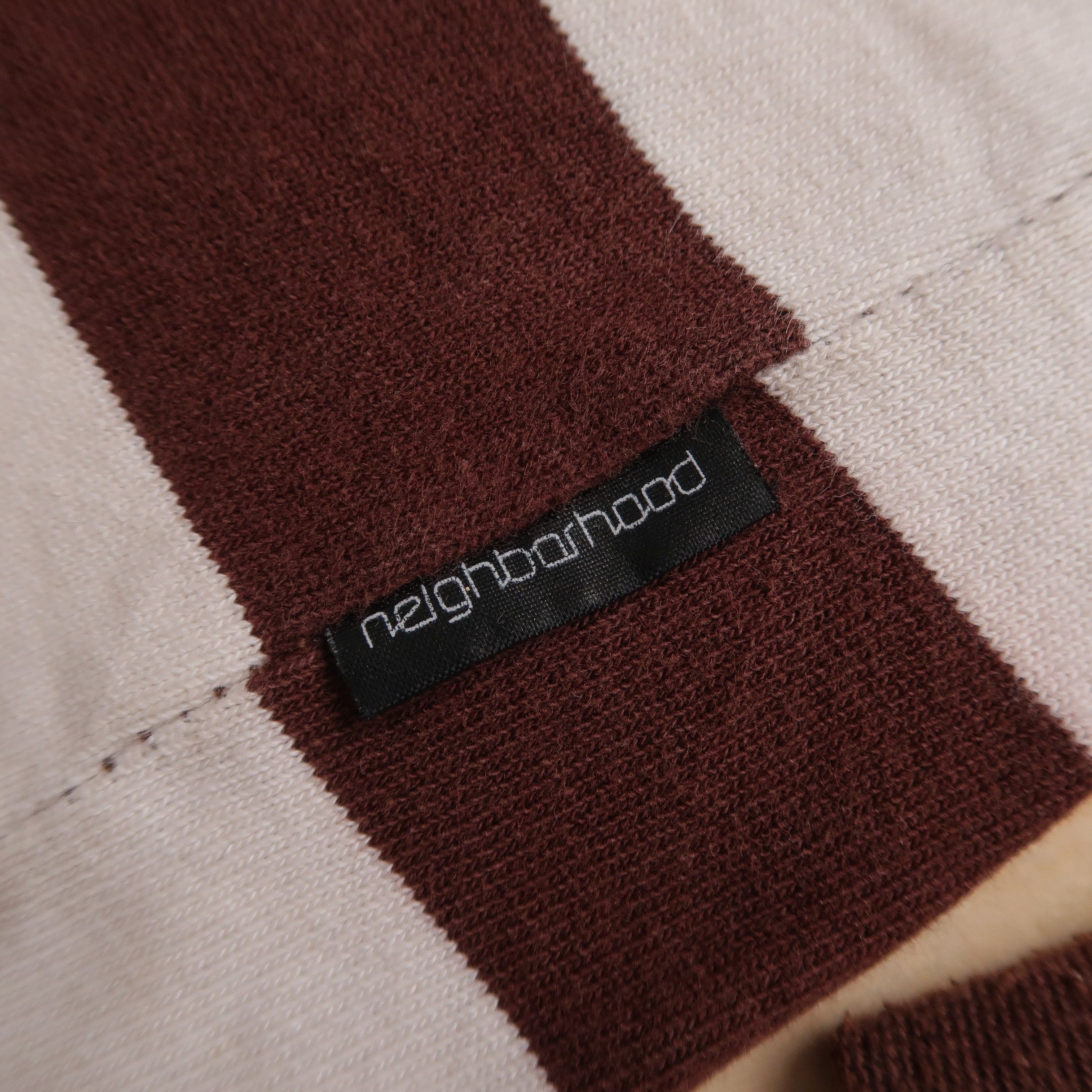 Neighborhood AW03 Neighborhood Jacquard Rugby Long Sleeve T-Shirt Size US L / EU 52-54 / 3 - 9 Thumbnail