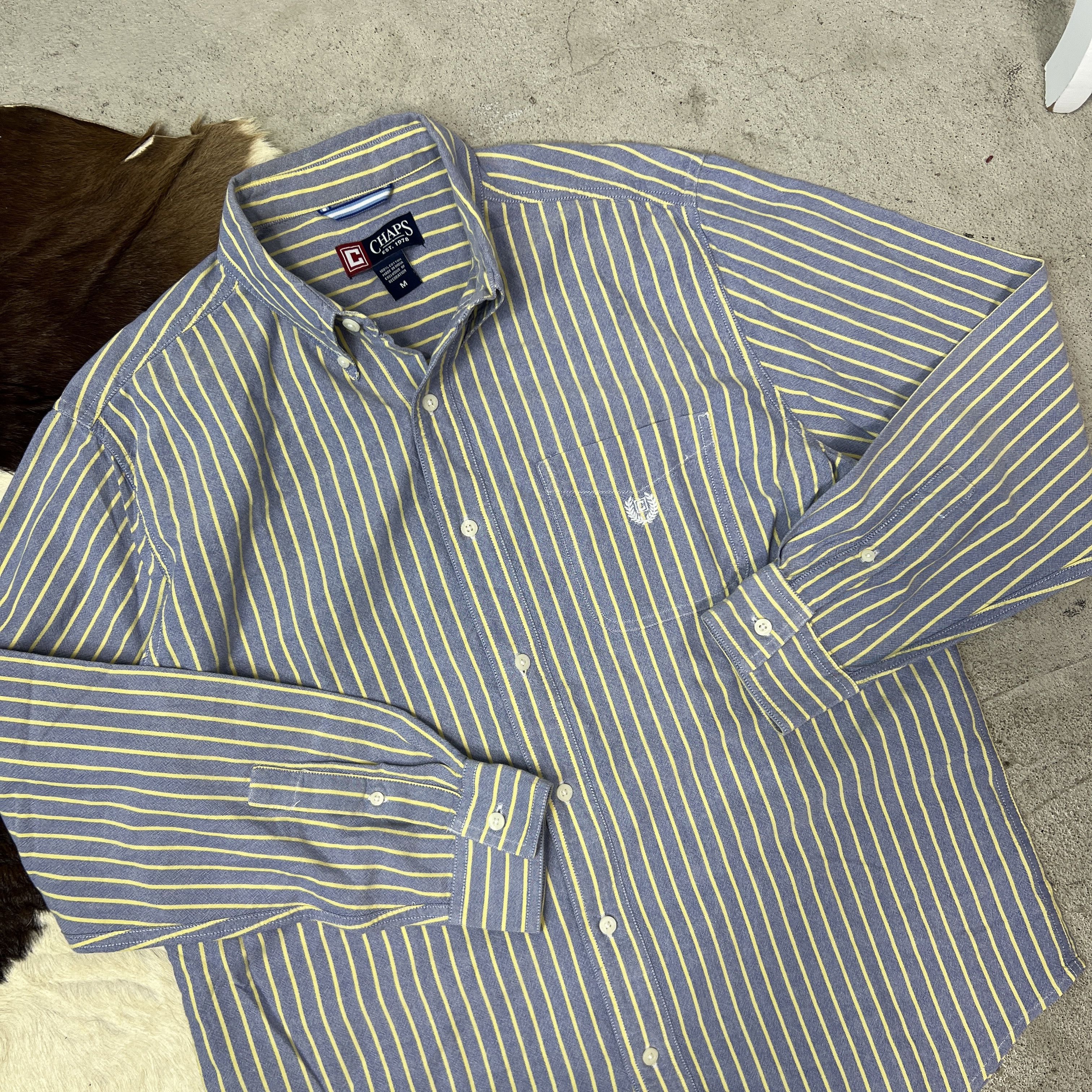 Chaps Ralph Lauren Vintage Striped Streetwear Chaps Ralph Lauren Shirt Y2K Size US M / EU 48-50 / 2 - 3 Thumbnail