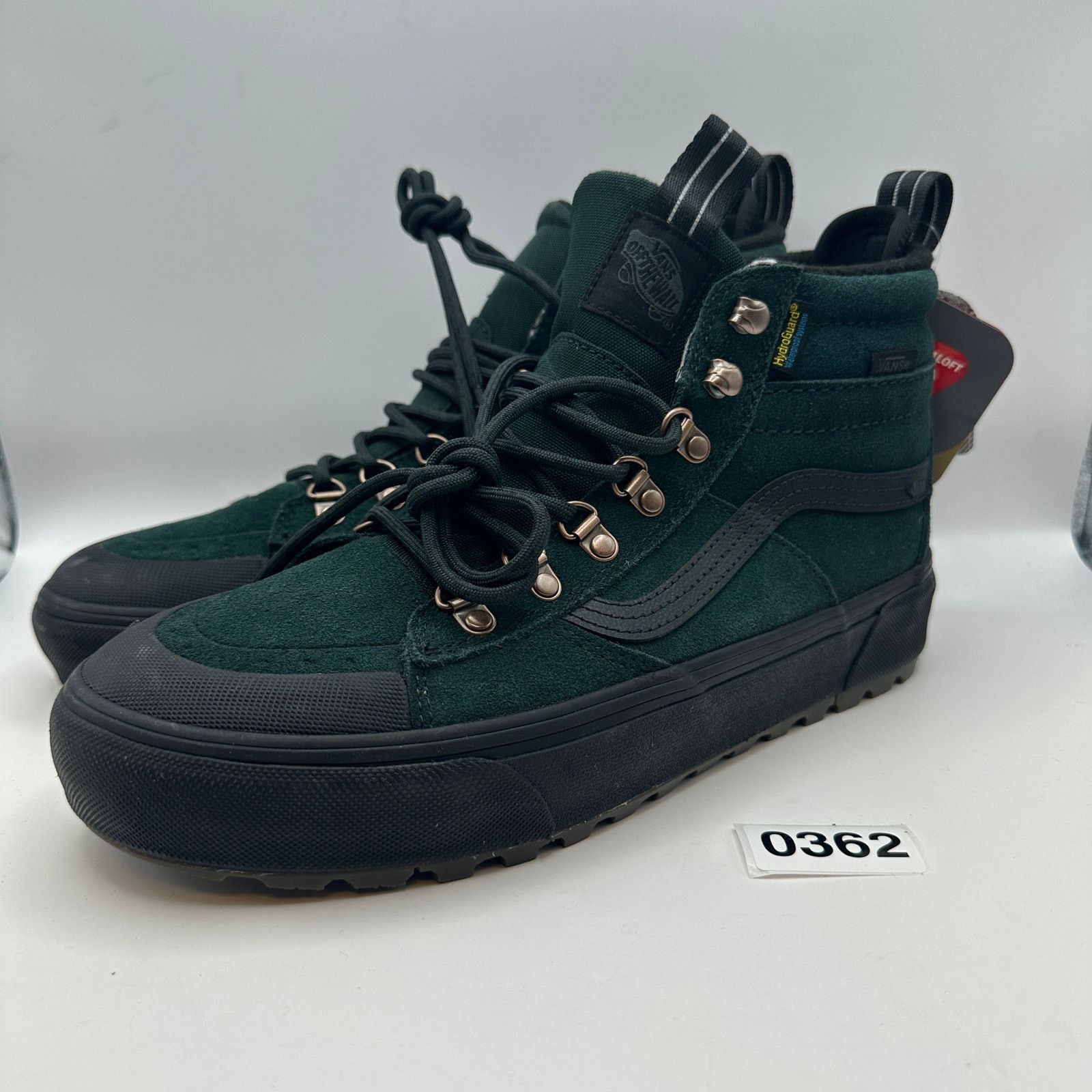 Vans VANS Men's 8.5 MTE Sk8 Hi Pine Green Suede Black Outsole Size US 8.5 / EU 41-42 - 1 Thumbnail