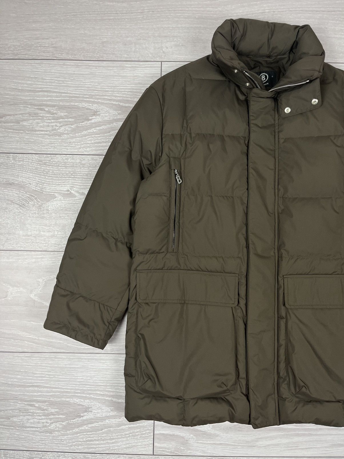 Bogner Bogner Ski Brown Down Puffer Parka Jacket Size US L / EU 52-54 / 3 - 3 Thumbnail