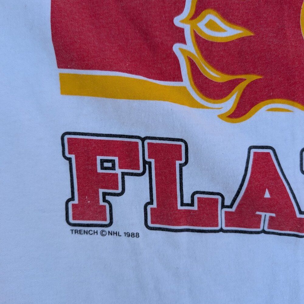 Other Vintage 1988 Single Stitch T-Shirt Men's XL White Calgary F Size US XL / EU 56 / 4 - 2 Thumbnail
