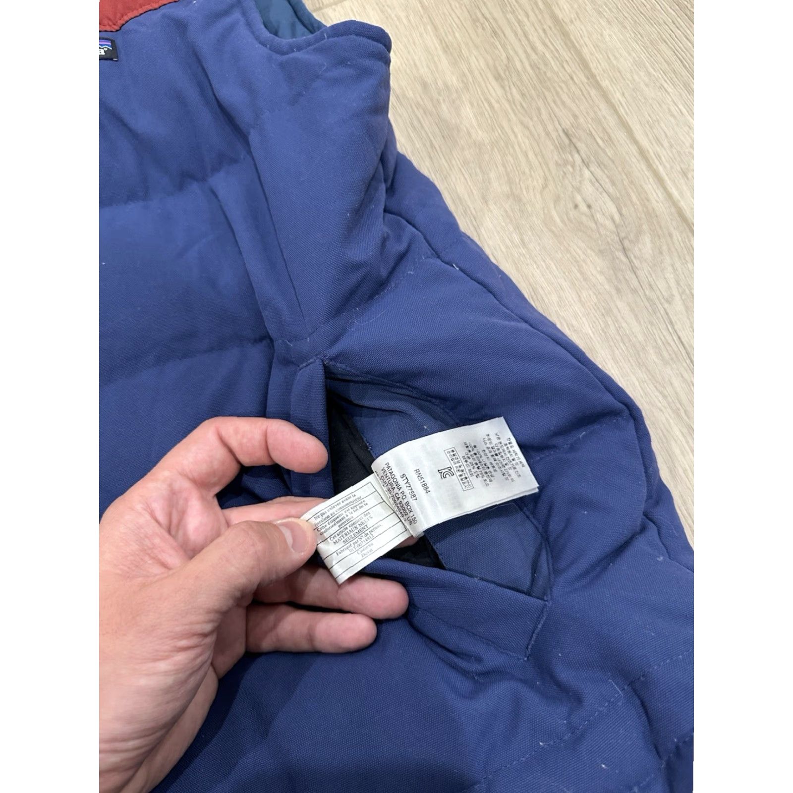 Patagonia Patagonia Bivy Vest Adult Medium Blue Down Reversible Puffer Jacket Outdoor Size US M / EU 48-50 / 2 - 6 Thumbnail