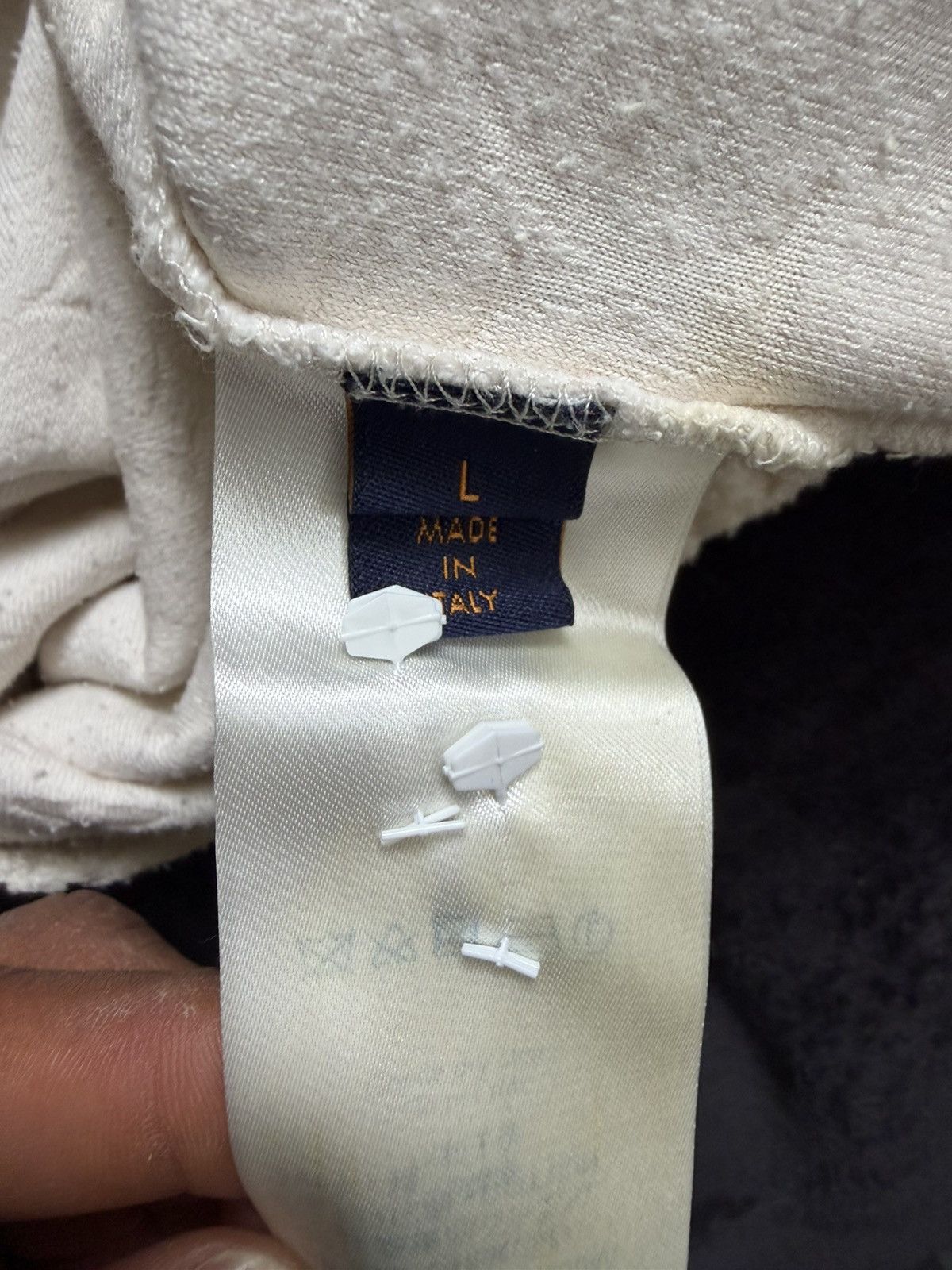 Louis Vuitton Louis Vuitton Monogram Towelling Terry Cloth T-Shirt Cream Size US L / EU 52-54 / 3 - 4 Thumbnail