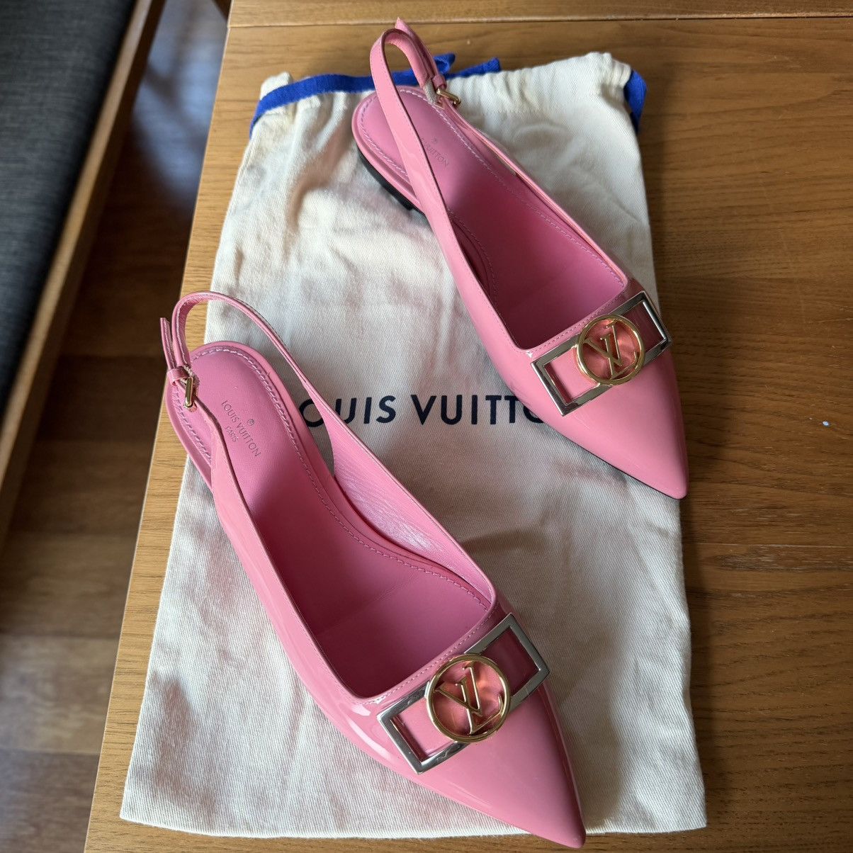 Louis Vuitton Authenticity Certificate✅ Louis Vuitton Slingbacks 💗 Size US 8 / IT 38 - 6 Thumbnail