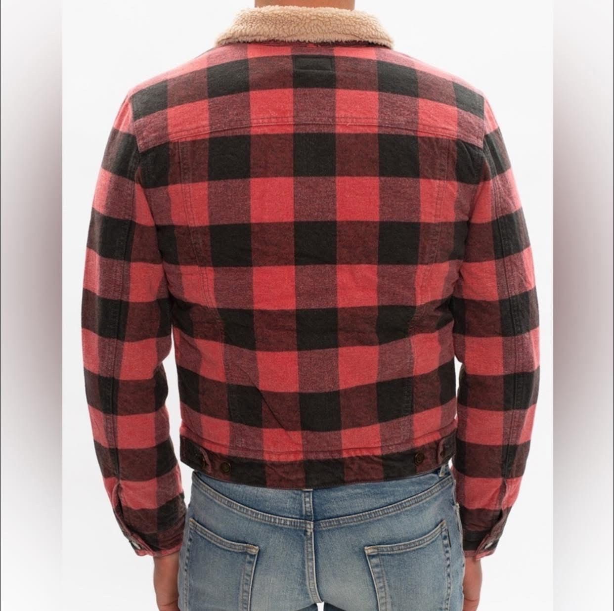 Saint Laurent Paris Saint Laurent Red Trucker Jacket Size US M / EU 48-50 / 2 - 12 Thumbnail