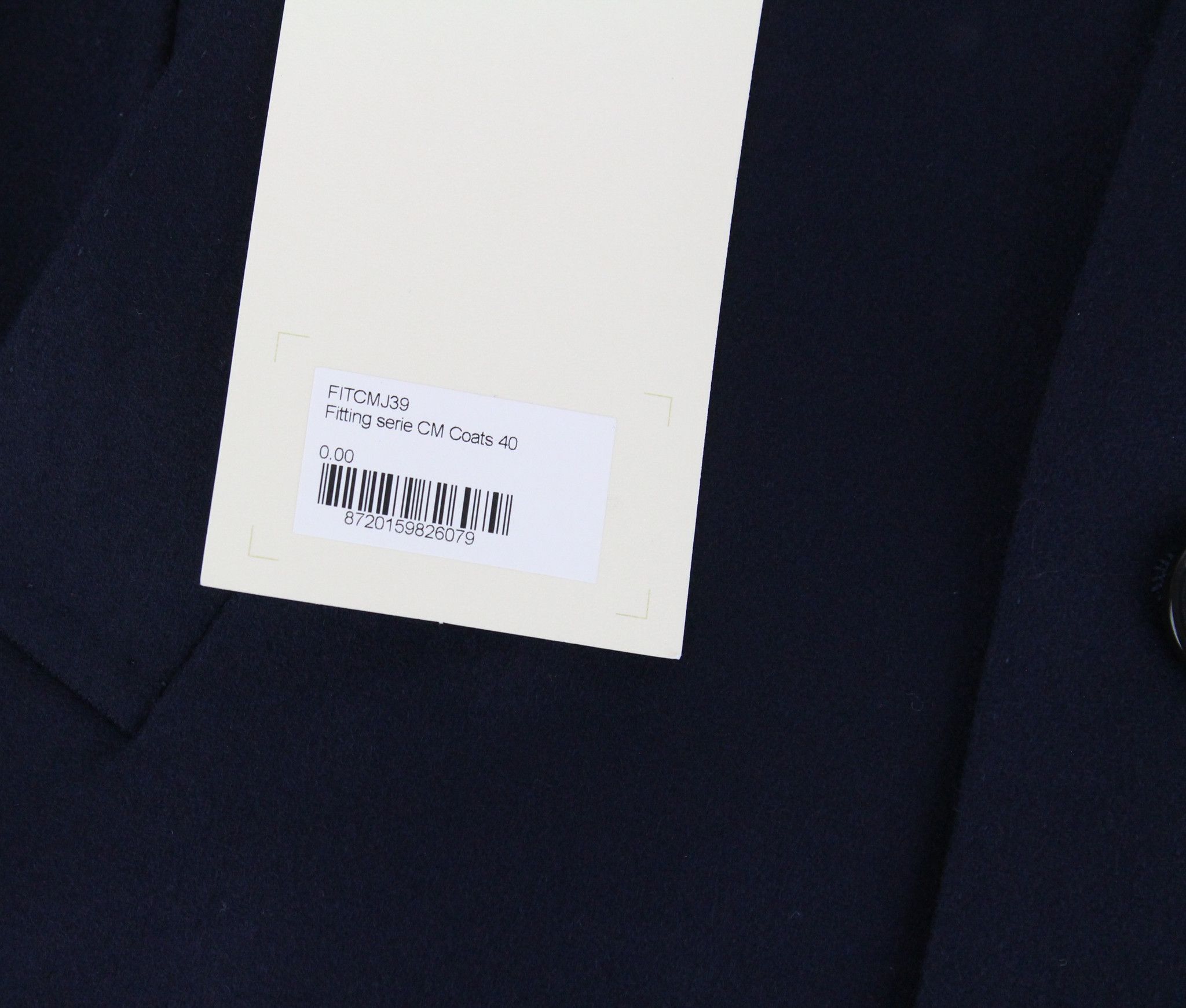 Suitsupply VICENZA UK30R Navy Wool Flannel Coat 66635 Size US XXS / EU 40 - 8 Thumbnail