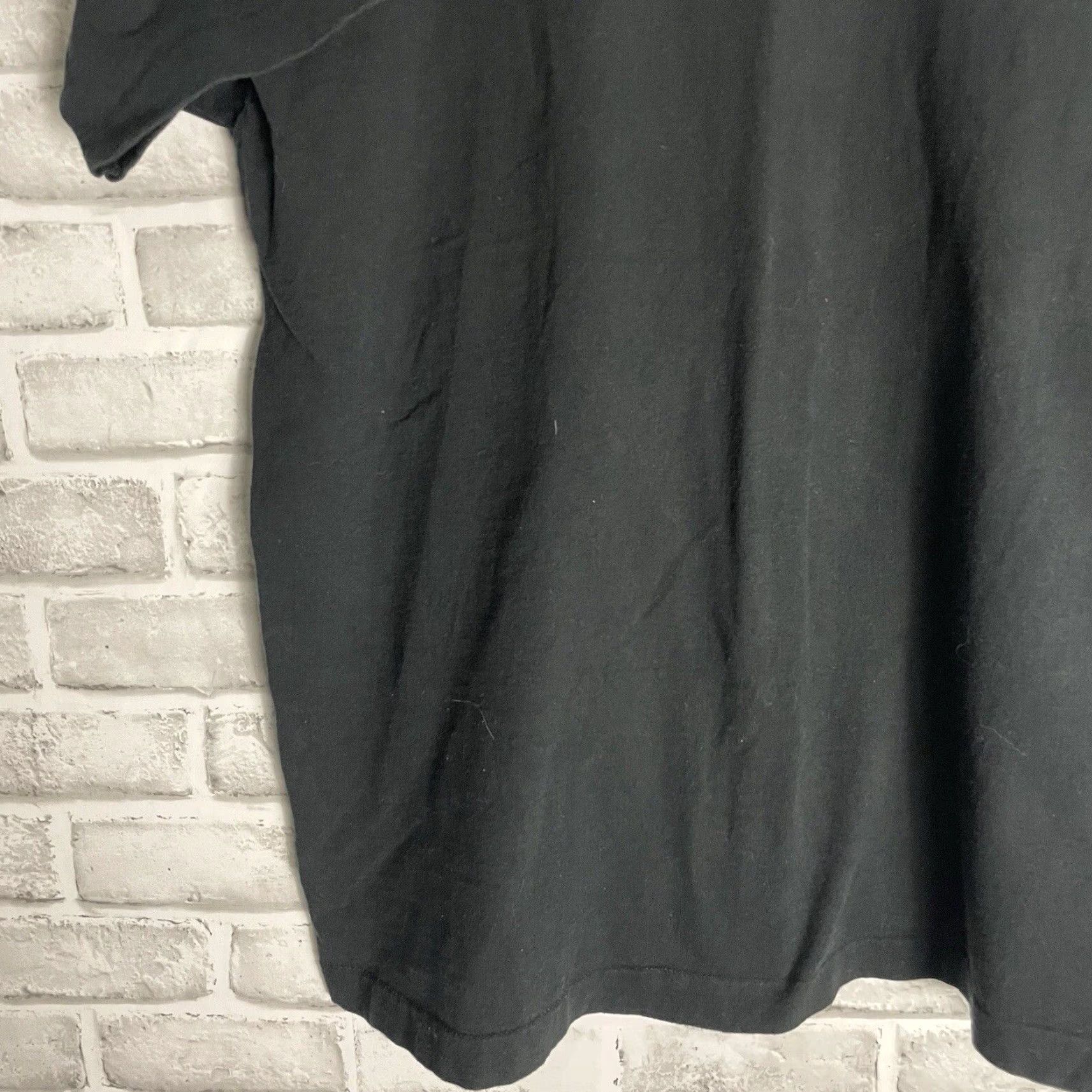 Fruit Of The Loom VINTAGE Fruit of the Loom Men's T-Shirt XL Black USA Graphic Tee 2000s Size US XL / EU 56 / 4 - 4 Thumbnail