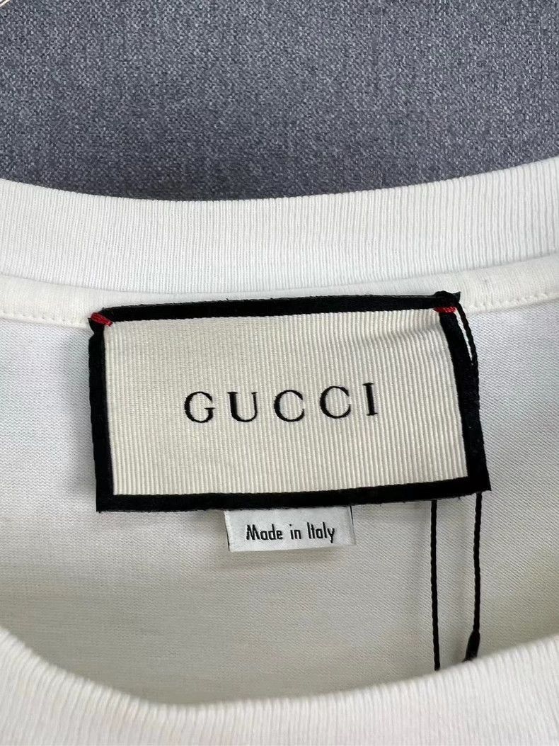 Gucci GUCCI White Short Sleeve Lightning Shirt XXL-2506 Size US XXL / EU 58 / 5 - 3 Thumbnail