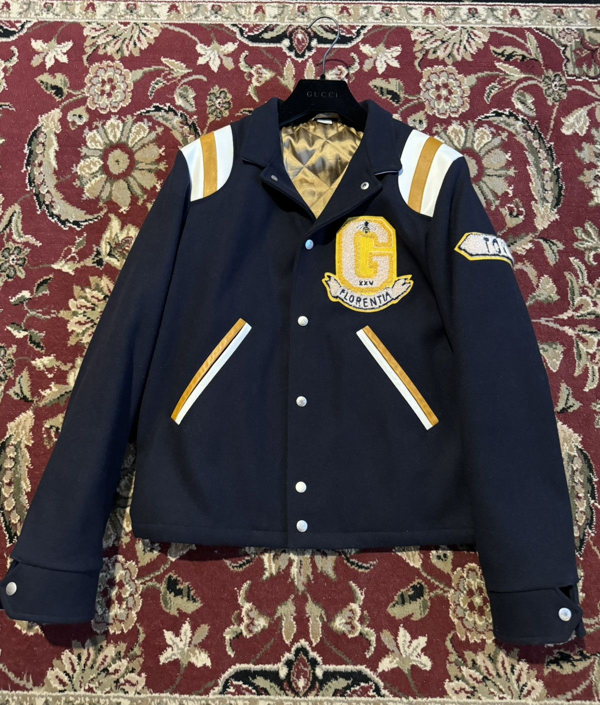 Gucci Gucci Tiger Varsity ‘Guccy’ Varsity Jacket Size US S / EU 44-46 / 1 - 1 Thumbnail