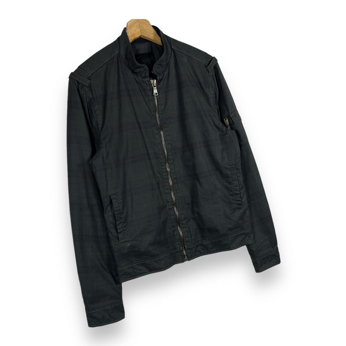DAVID NAMAN 🔥 DAVID MAYER NAMAN ITALIAN PLAID BIKER JACKET - S Size US S / EU 44-46 / 1 - 3 Thumbnail