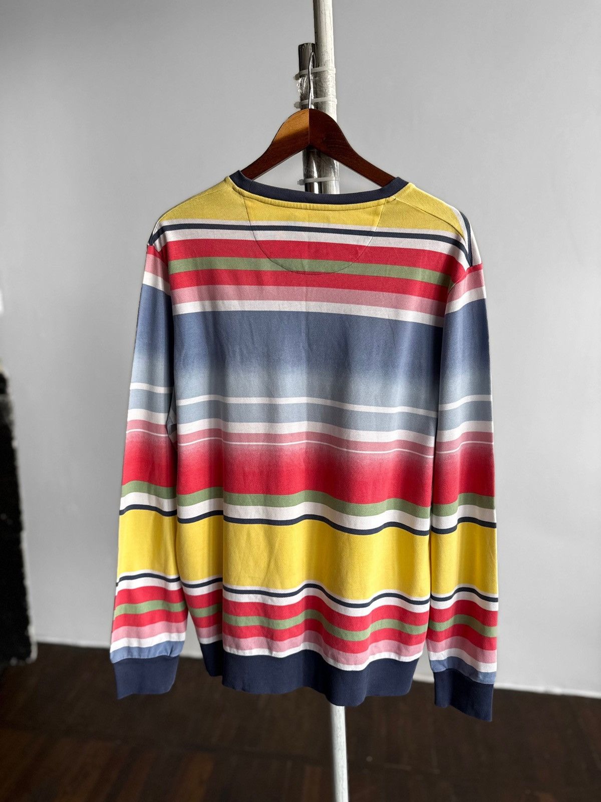 Polo Ralph Lauren Polo Ralph Lauren Mens Multicolor Striped Long Sleeve TShirt Size US M / EU 48-50 / 2 - 6 Thumbnail