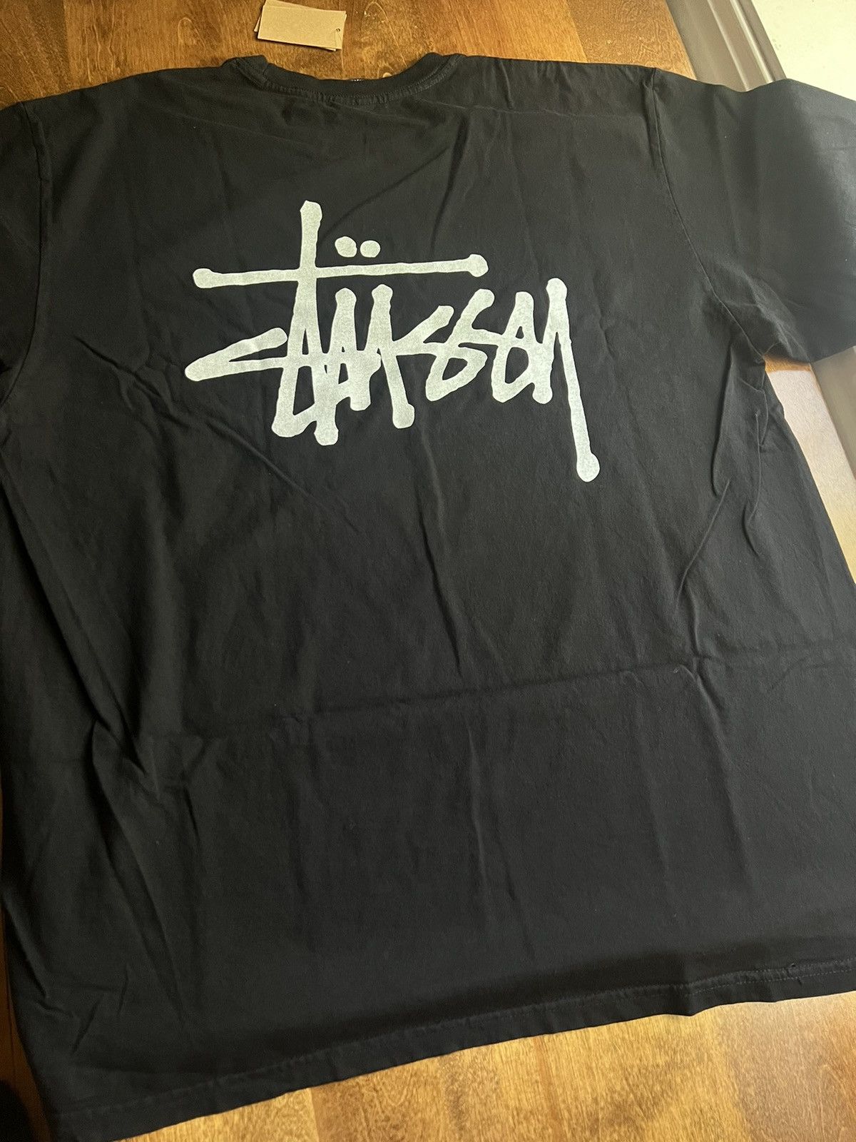 Stussy × Vintage Stussy Black Basic Logo T-Shirt Size US L / EU 52-54 / 3 - 1 Thumbnail