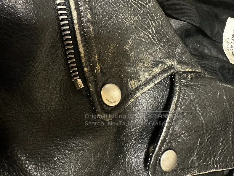 Saint Laurent Paris Saint Laurent Paris Motorcycle leather jacket Size US S / EU 44-46 / 1 - 8 Thumbnail