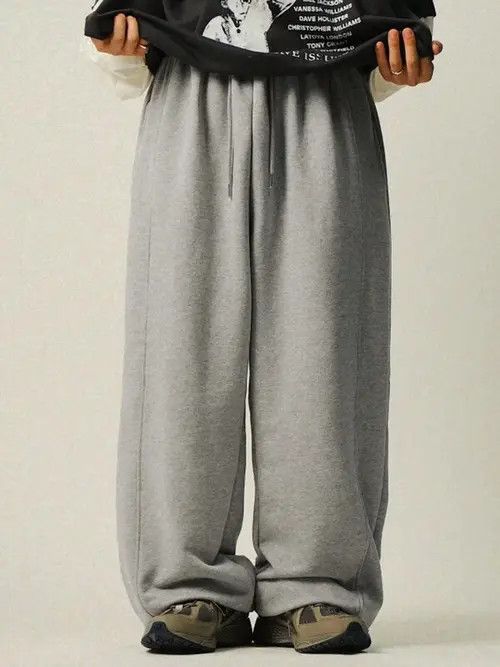 Japanese Brand × Unowned Bag Baggy drip drill CentralCee sweatpants Size US 34 / EU 50 - 1 Thumbnail