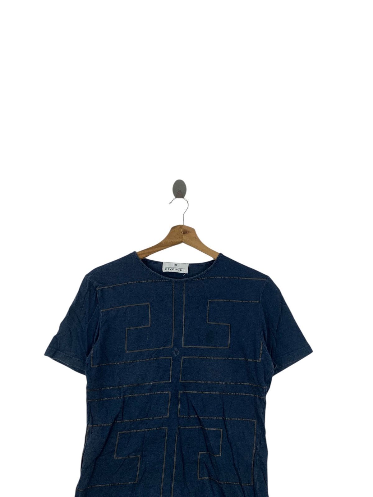 Givenchy Vintage GIVENCHY MADE IN ITALY Monogram Logo Tee Shirt Top Size XXS / US 00 / IT 34 - 2 Thumbnail
