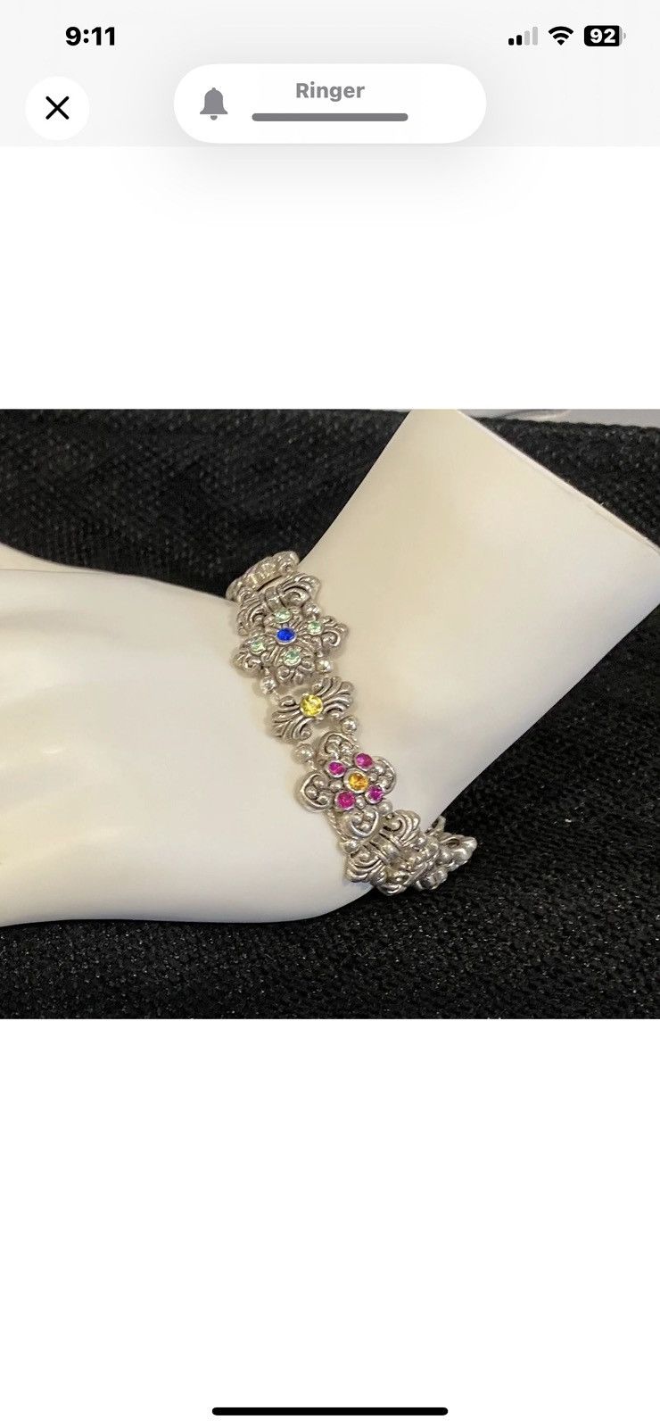 Other Super Trendy Bracelet w/Multi Color Stone Size ONE SIZE - 1 Preview