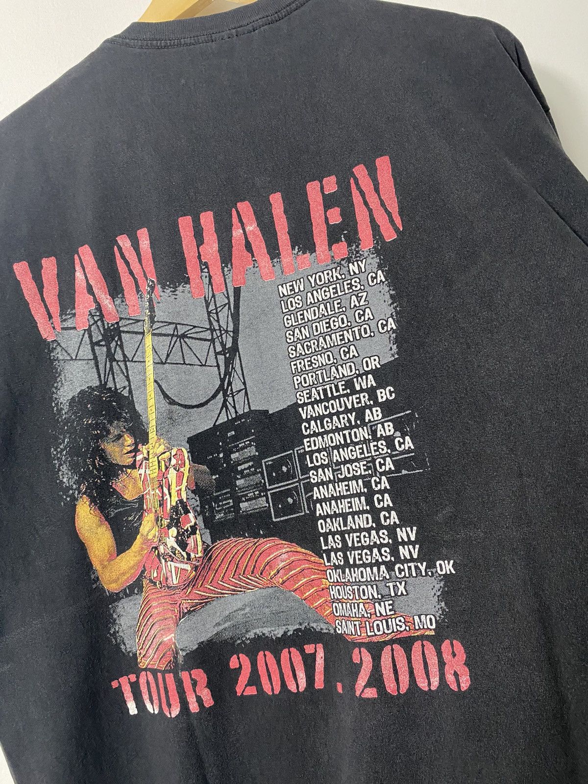 Band Tees × Vintage Vintage Y2K Van Halen Band T-shirt Size US XL / EU 56 / 4 - 9 Thumbnail