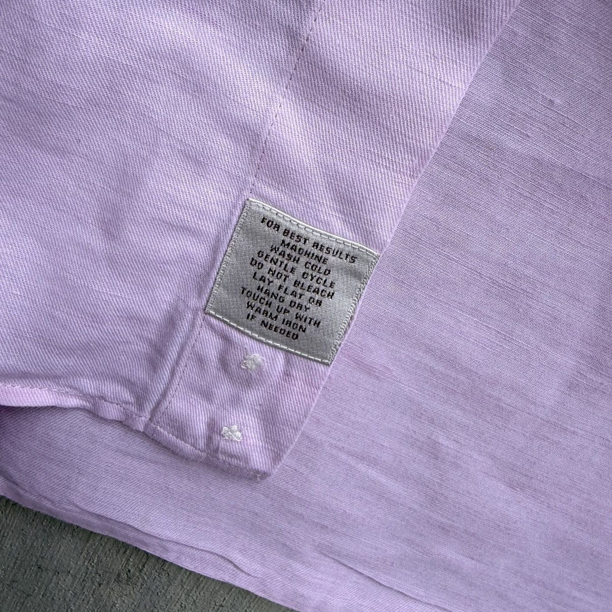 Peter Millar Peter Millar Collection Linen Blend Shirt Men Size 2XL Pink Size US XXL / EU 58 / 5 - 4 Thumbnail