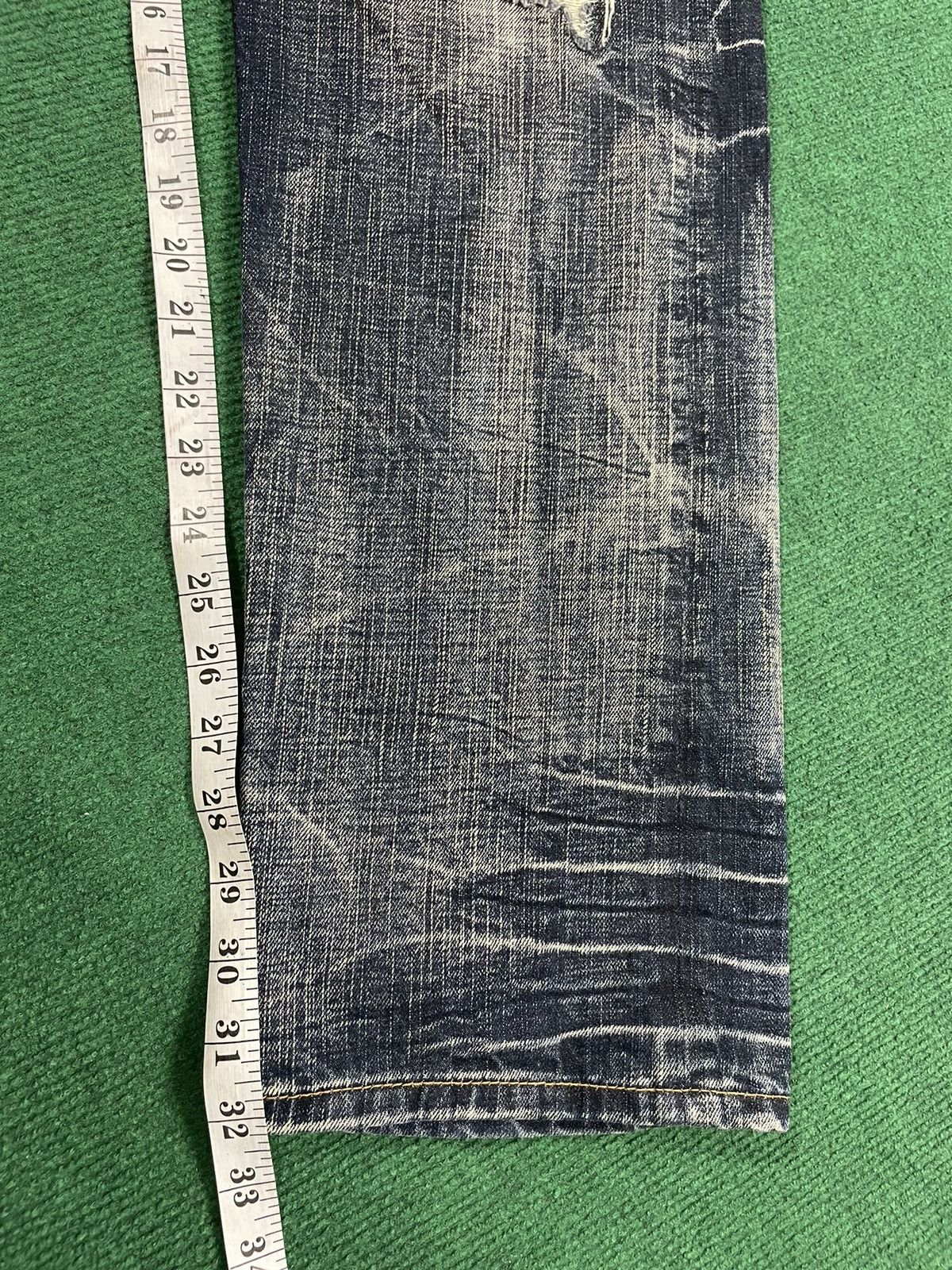 If Six Was Nine Distressed Japanese Jeans Very Nice Size US 33 - 13 Thumbnail