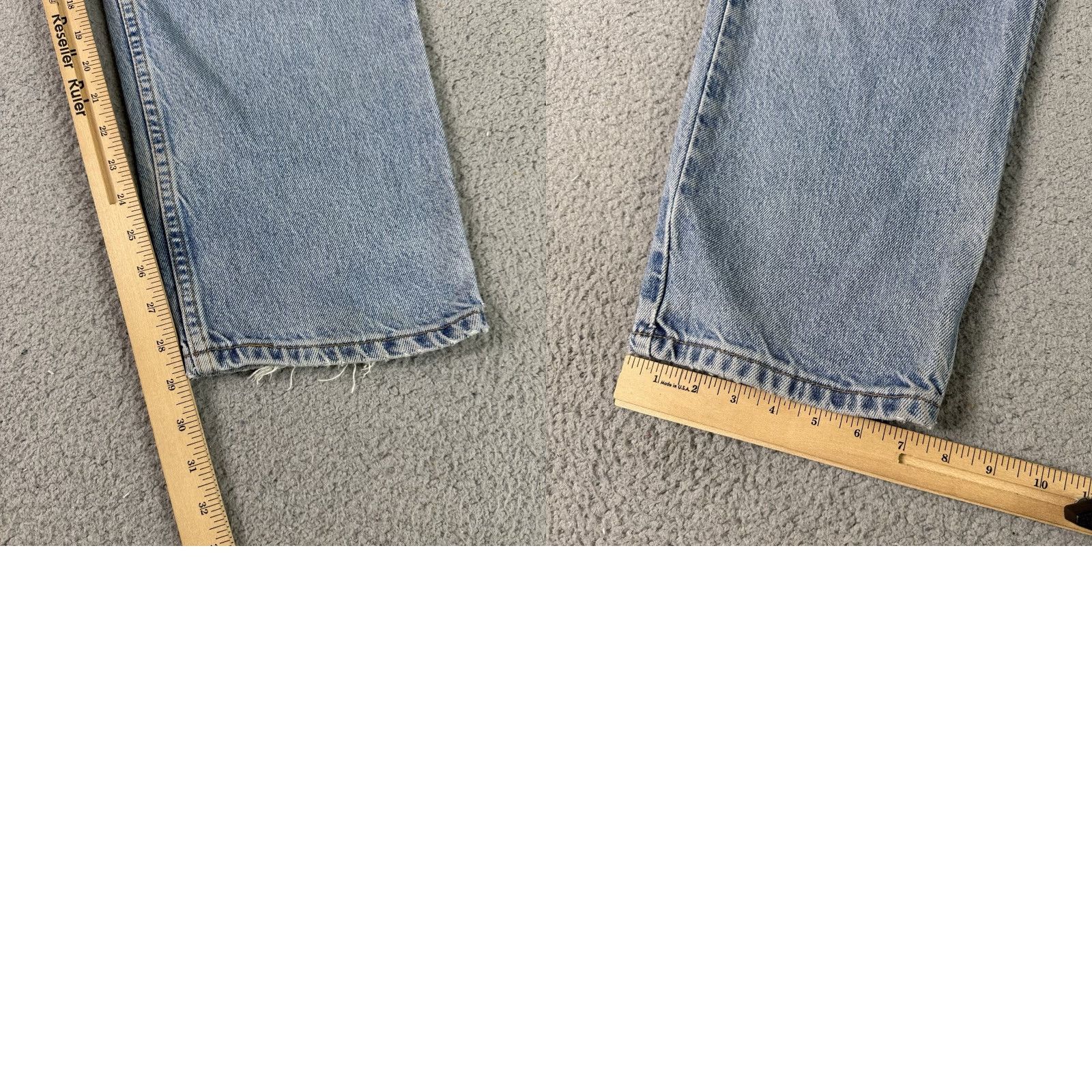 Levi's VINTAGE Levi's Jeans Mens 32x29 Relaxed Straight Denim Distressed 90s Vtg Jeans Size US 32 / EU 48 - 11 Thumbnail