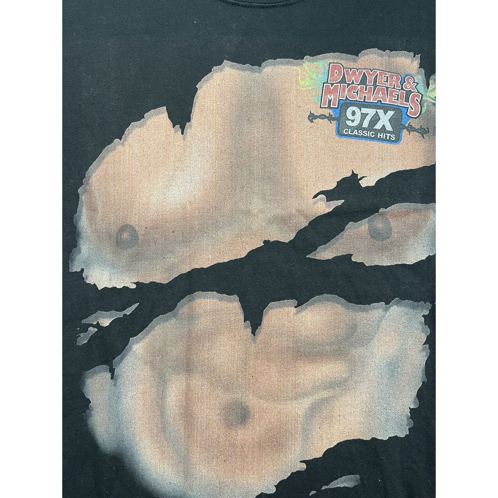 Other Dwyer & Michaels 97X Classic Hits Radio T-Shirt XL Nude Ches Size US XL / EU 56 / 4 - 4 Thumbnail