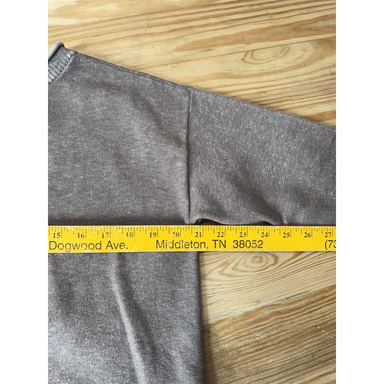 Chicos Chico's Womens 2 Long Sleeve Stretch Knit Sweater Taupe Tan Size XL / US 12-14 / IT 48-50 - 5 Thumbnail