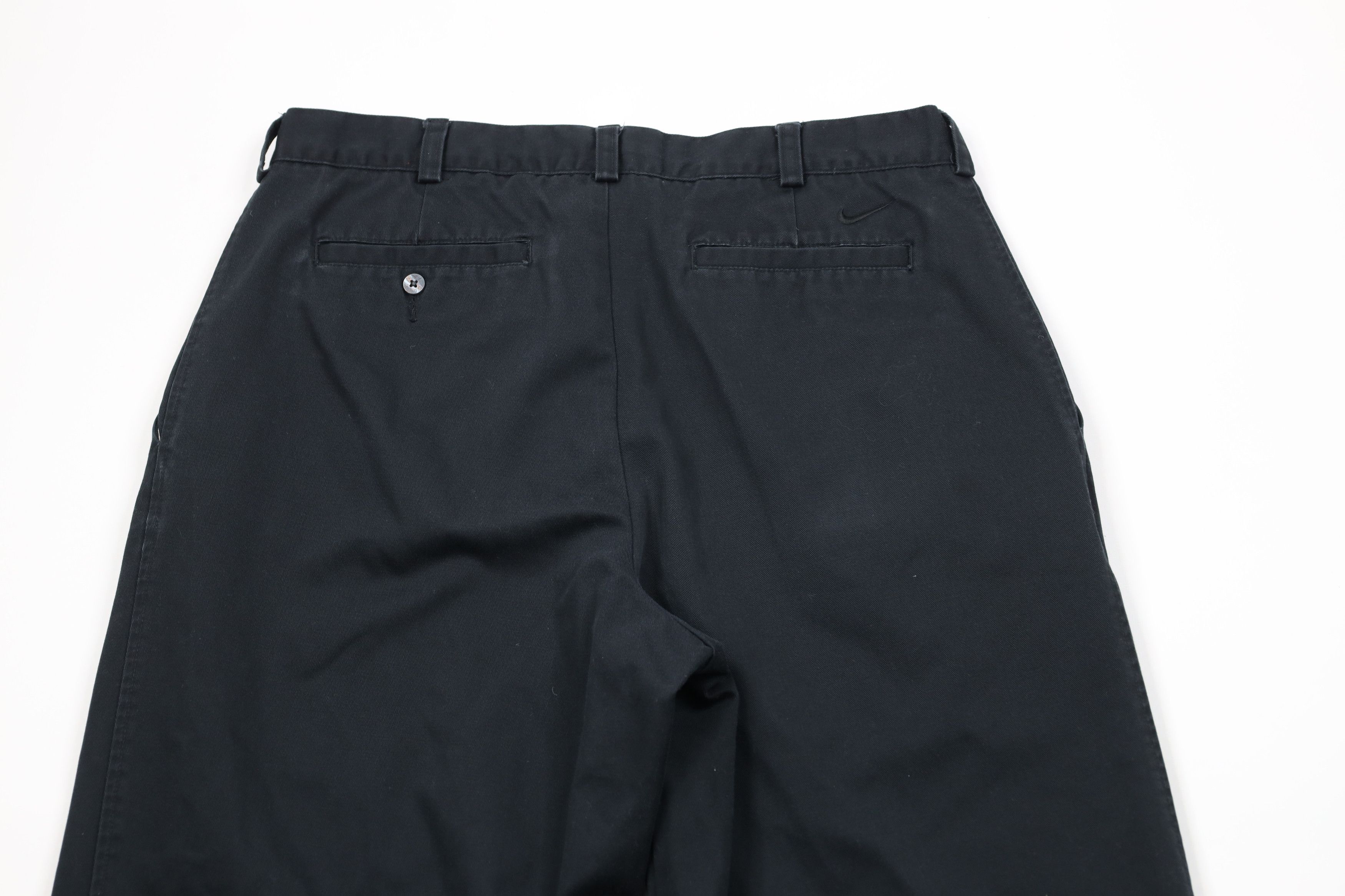 Nike × Vintage Vintage Nike Golf Scott Mini Swoosh Wide Leg Chino Pants Size US 34 / EU 50 - 10 Thumbnail