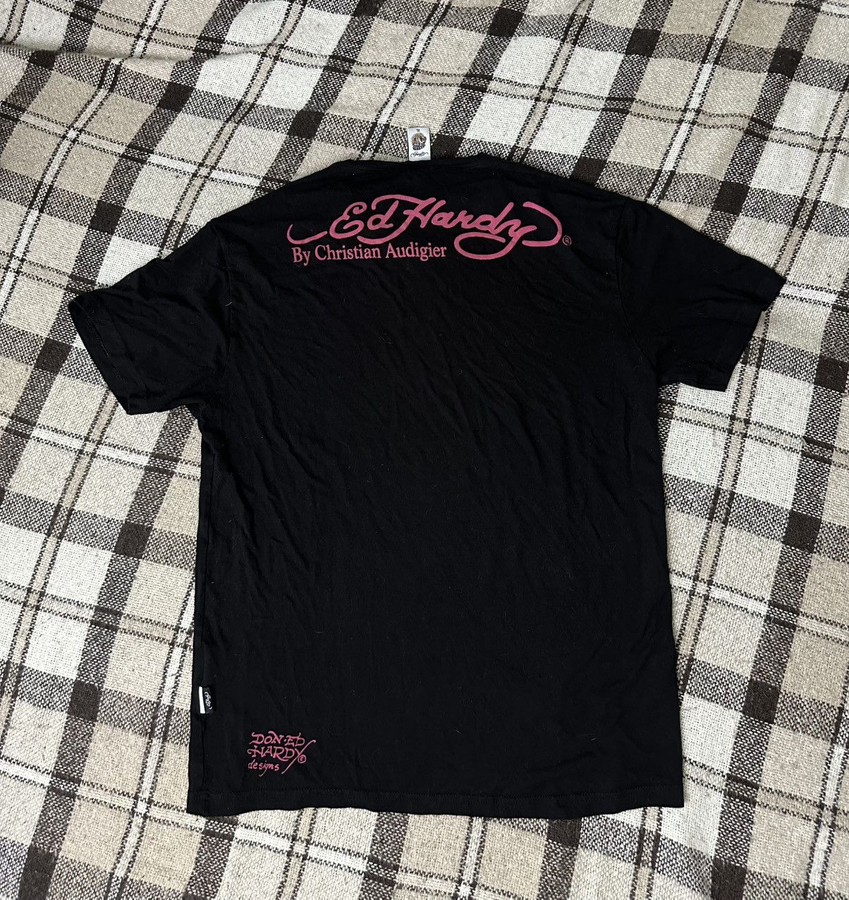 Ed Hardy Beautiful Ed Hardy Rhinestones T-shirt Unisex Mens M-L/WmsXL Size US L / EU 52-54 / 3 - 4 Thumbnail