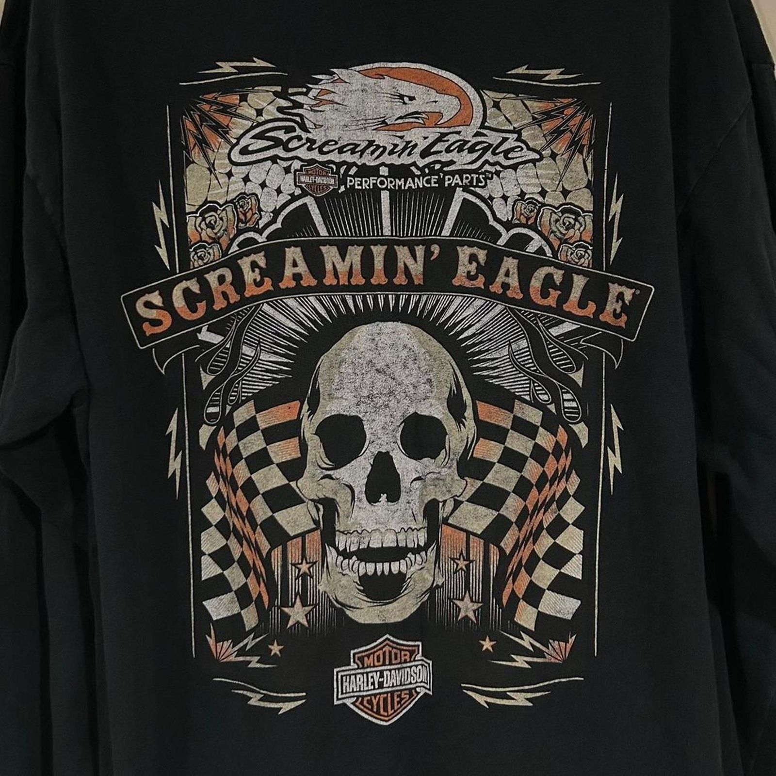 Harley Davidson Harley Davidson Screamin’ Eagle Tee Shirt Size US XL / EU 56 / 4 - 3 Thumbnail