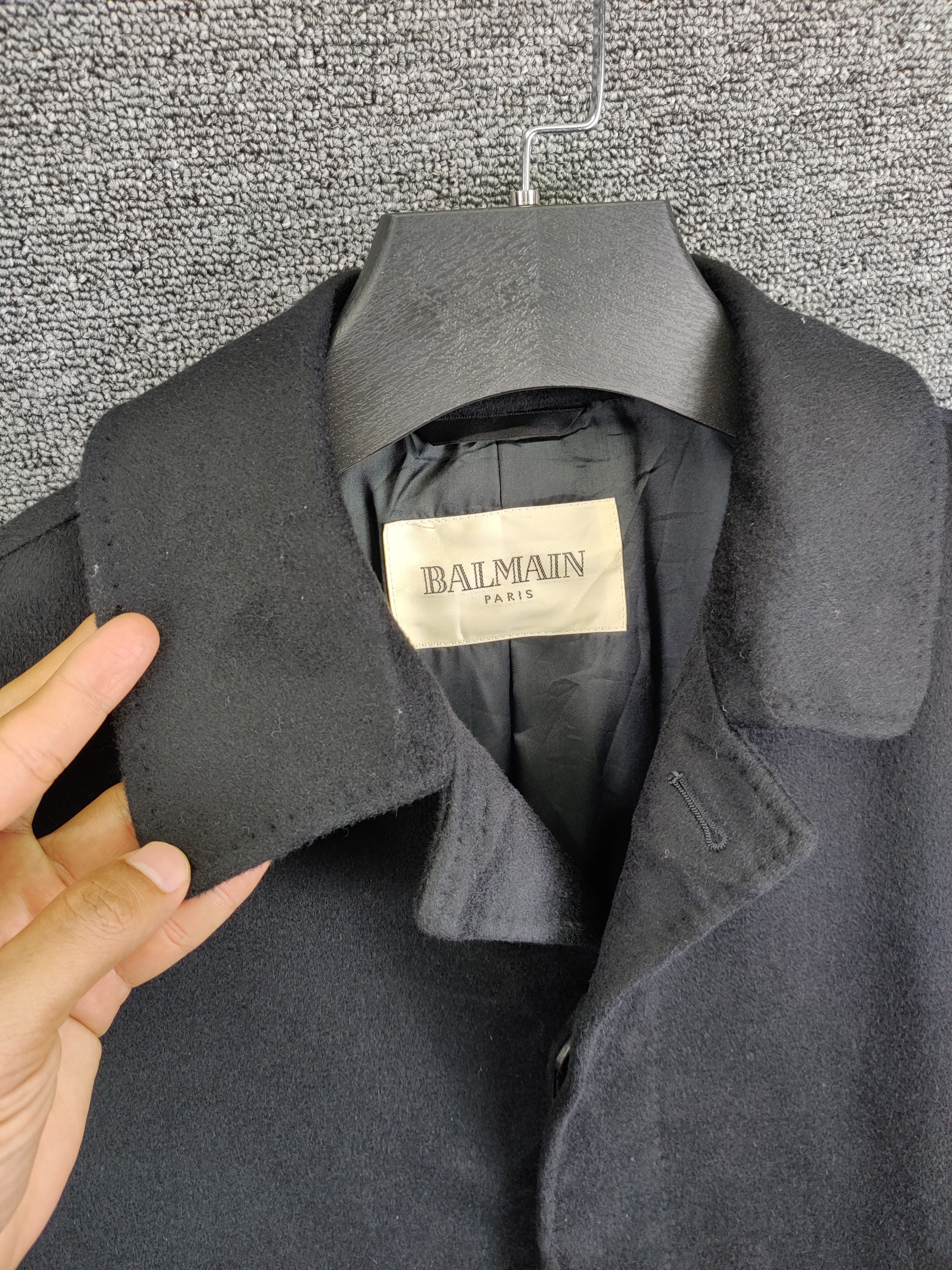 Balmain Balmain Paris Wool Single Breasted Button Coat Size US S / EU 44-46 / 1 - 2 Thumbnail