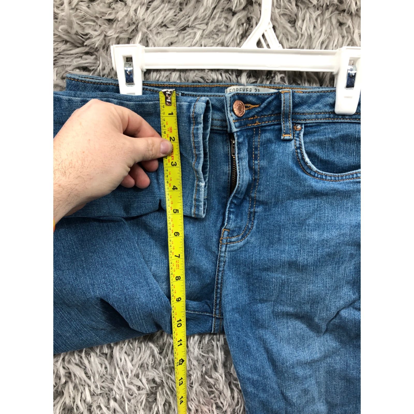 Forever 21 Forever 21 Pushup Jeans Size 27 Womens Mid Rise Dark Wash Blue Denim Size 27" / US 4 / IT 40 - 4 Thumbnail