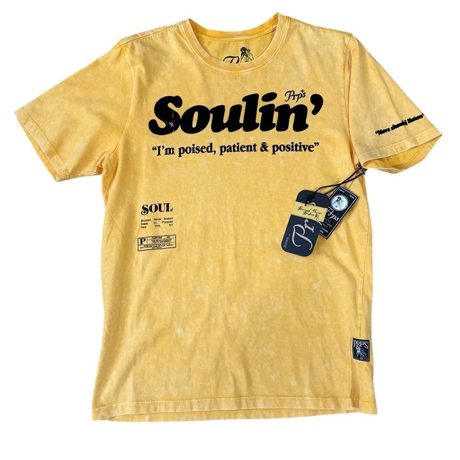 Prps NWT PRPS Soulin Graphic Tee in Yellow Size US S / EU 44-46 / 1 - 4 Thumbnail